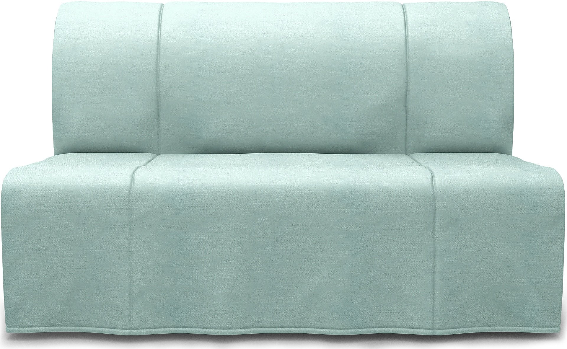 IKEA - Lycksele 2 Seater Bedsofa, Mineral Blue, Linen - Bemz
