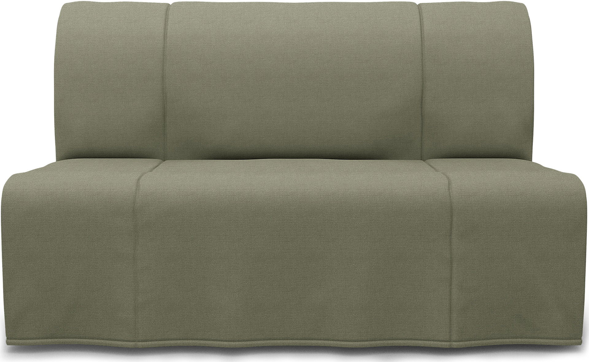IKEA - Lycksele 2 Seater Bedsofa, Sage, Linen - Bemz