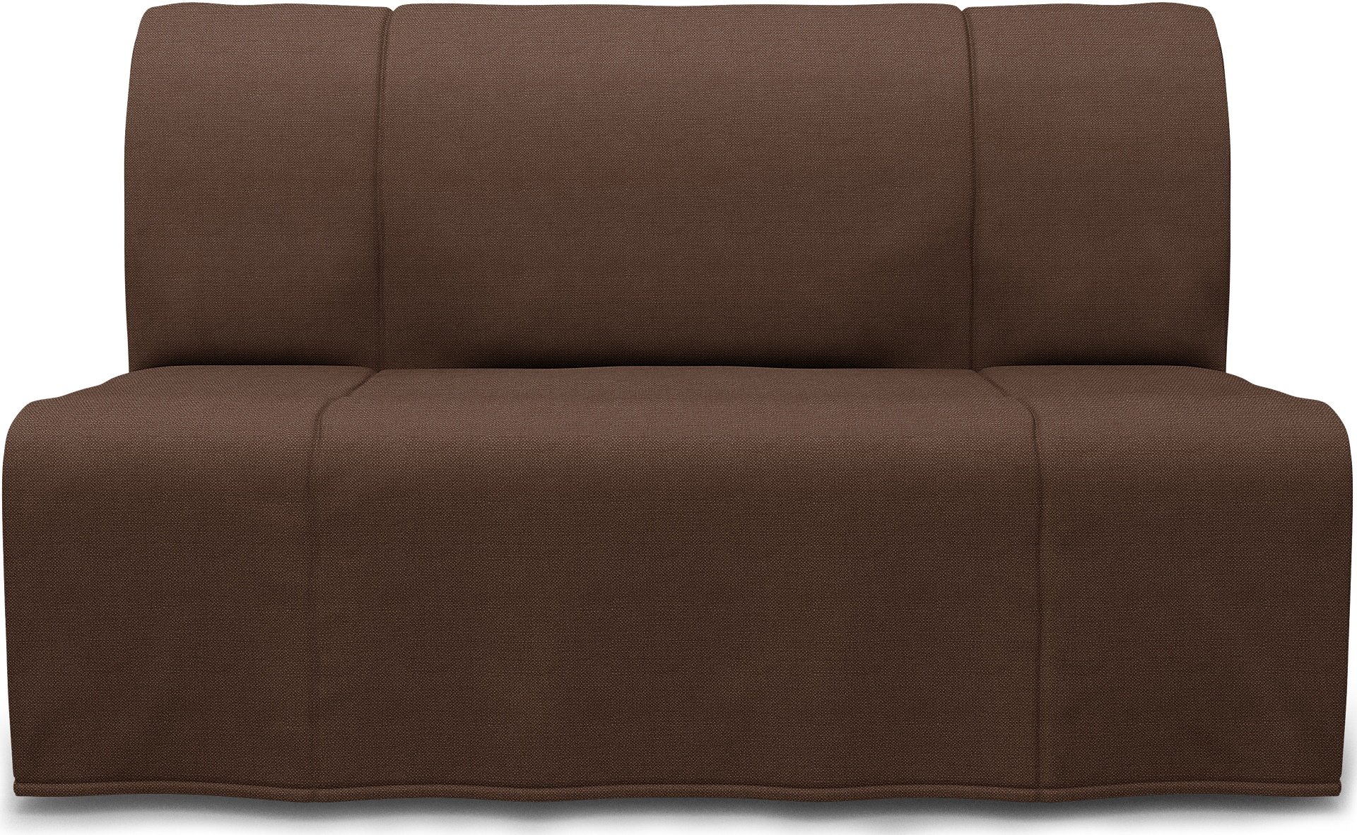 IKEA - Lycksele 2 Seater Bedsofa, Chocolate, Linen - Bemz