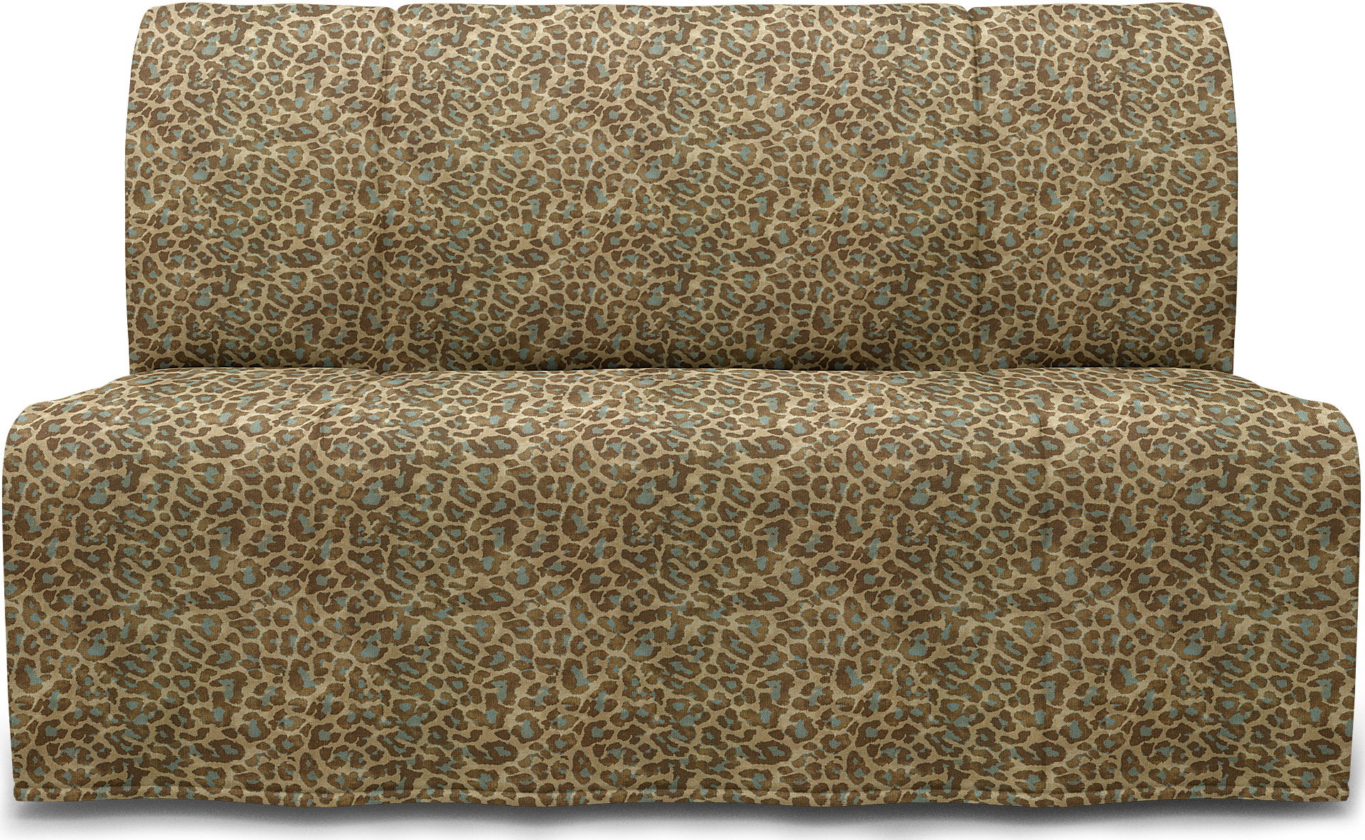 IKEA - Lycksele 2 Seater Bedsofa, Blue Leo, BEMZ NATURE'S PALETTE COLLECTION - Bemz