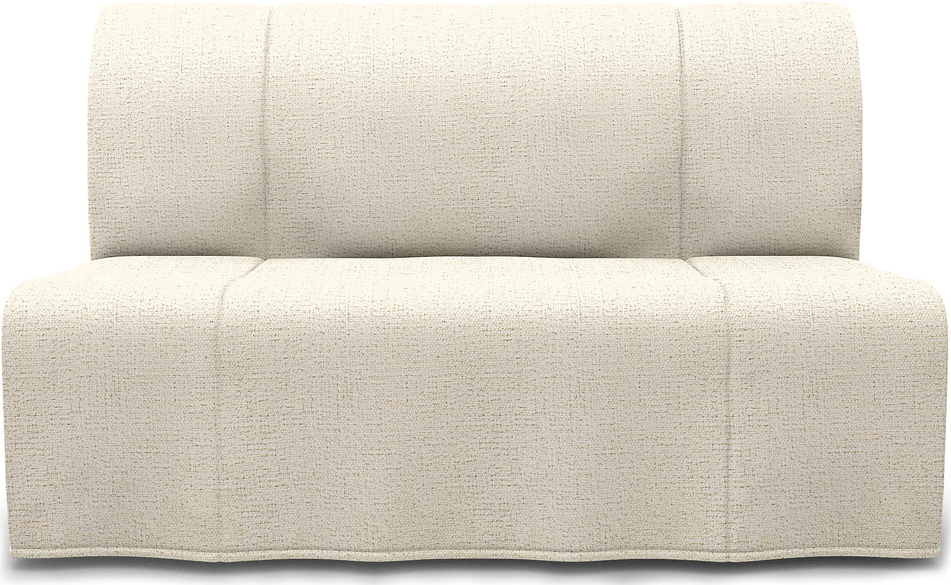 IKEA - Lycksele 2 Seater Bedsofa, Ecru, Bouclé & Texture - Bemz