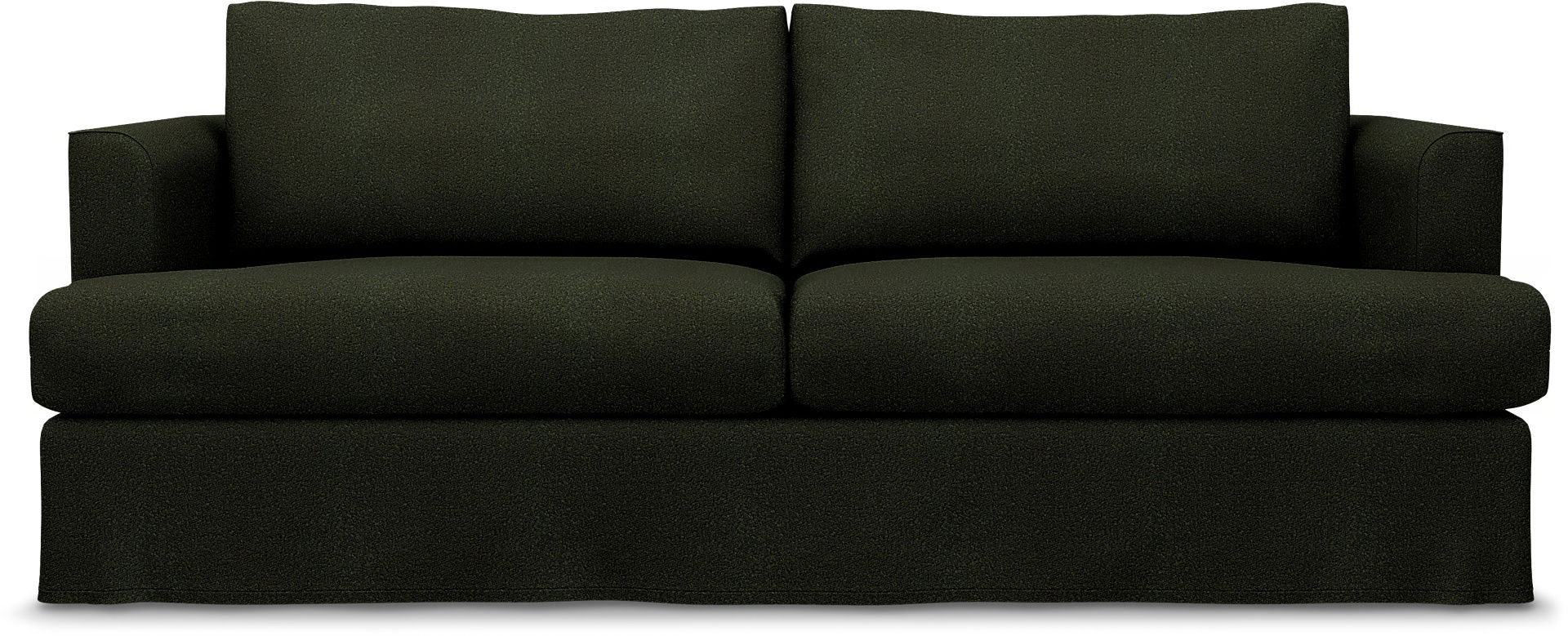 Överdrag till Mio Maison 3-sits soffa, Dark Moss Green, BEMZ NATURES’ PALETTE COLLECTION - Bemz