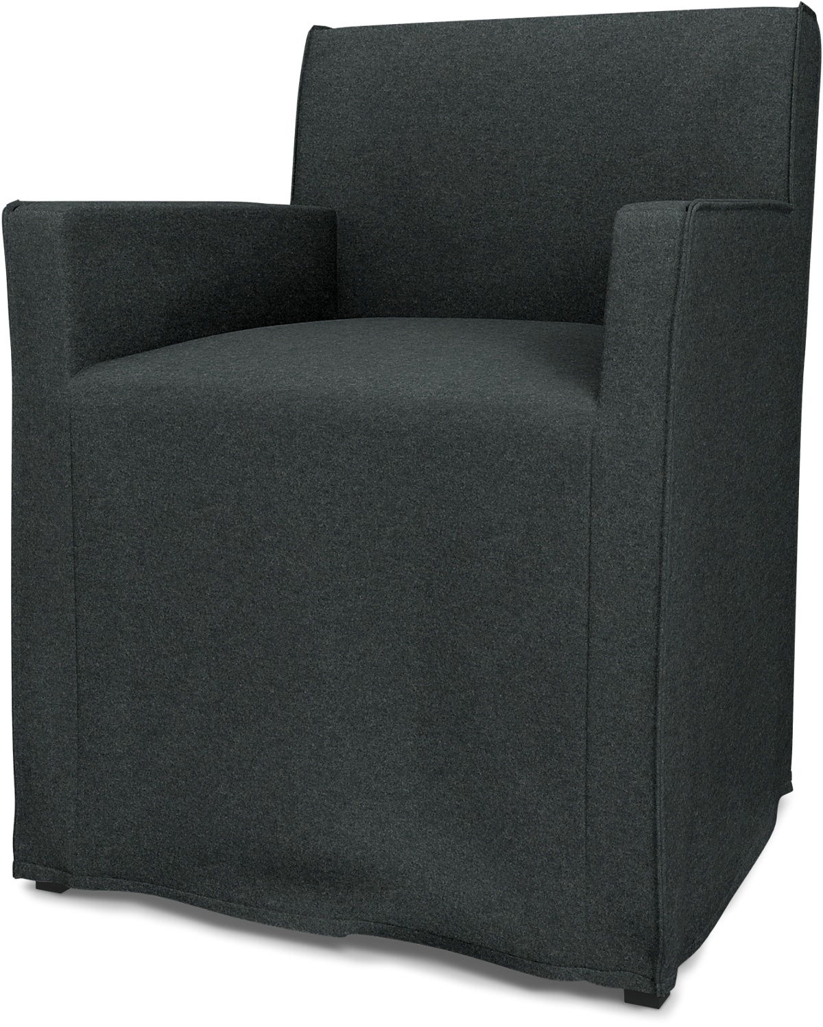 IKEA - Mårenäs Chair Loose Fit, Stone, Wool - Bemz