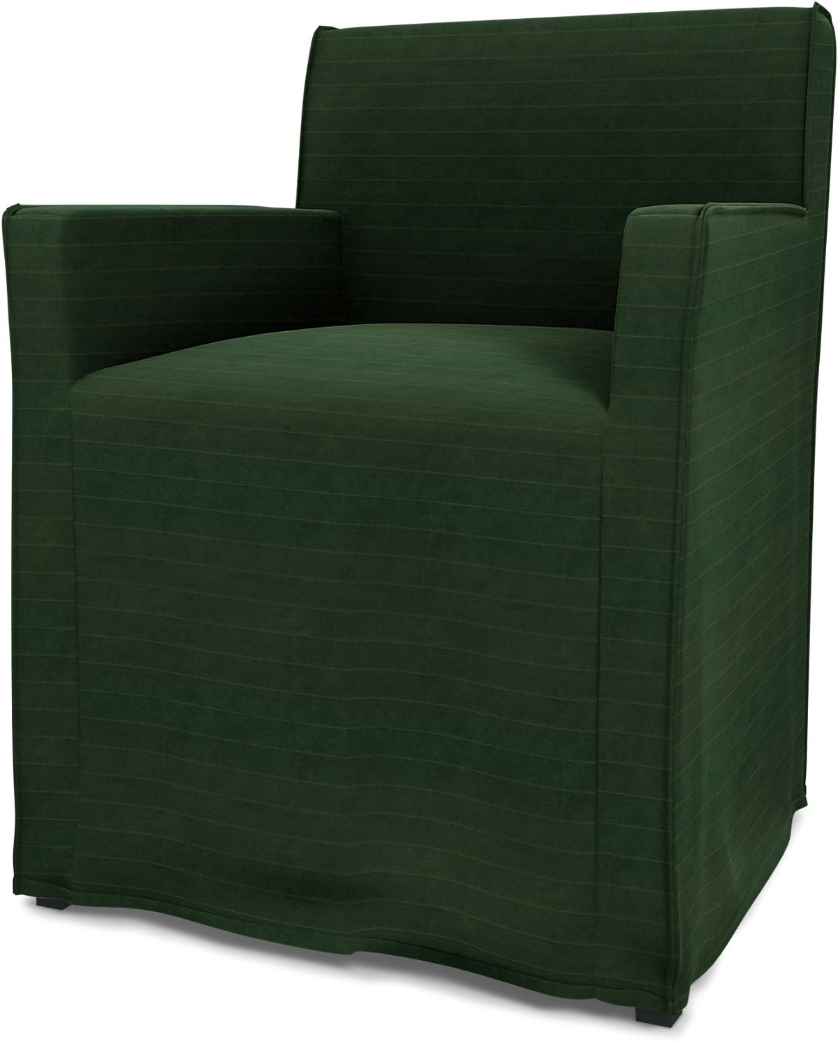 IKEA - Mårenäs Chair Loose Fit, Deep Green, BEMZ NATURE'S PALETTE COLLECTION - Bemz