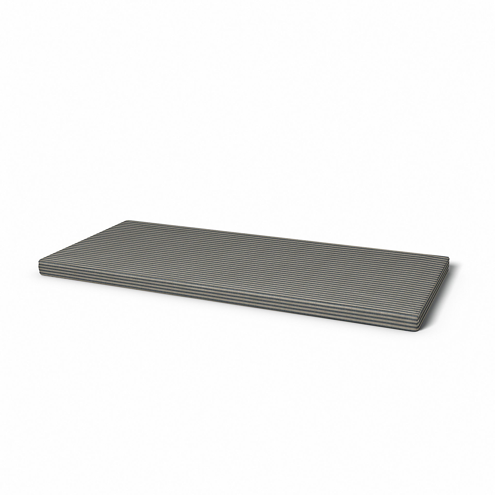 Madrassöverdrag, Dark Blue / Natural, Linne - Bemz