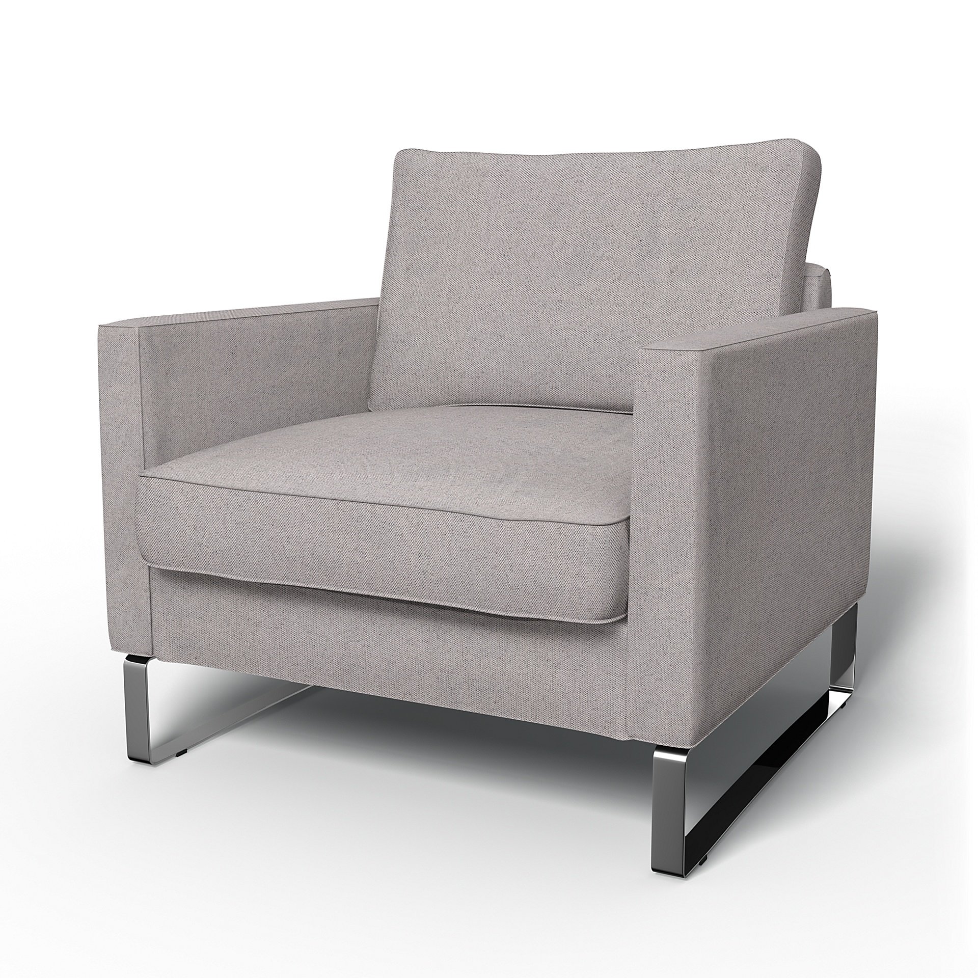 IKEA - Mellby Armchair Cover, Natural, Cotton - Bemz