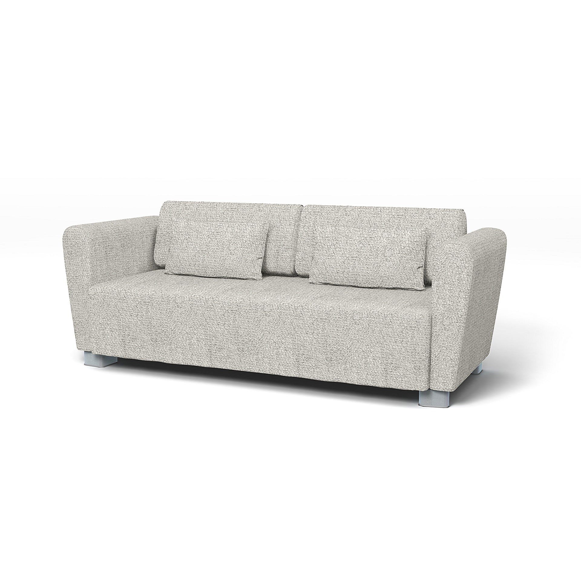 IKEA - Mysinge 2 Seater Sofa Cover, Driftwood, Bouclé & Texture - Bemz