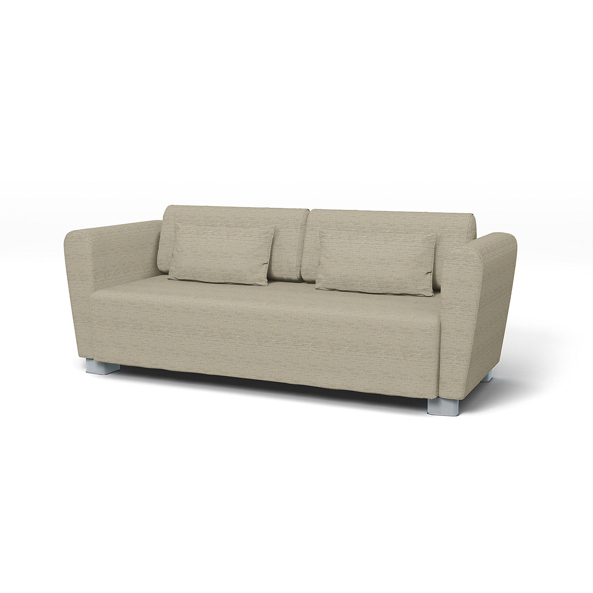 IKEA - Mysinge 2 Seater Sofa Cover, Light Sand, Boucle & Texture - Bemz