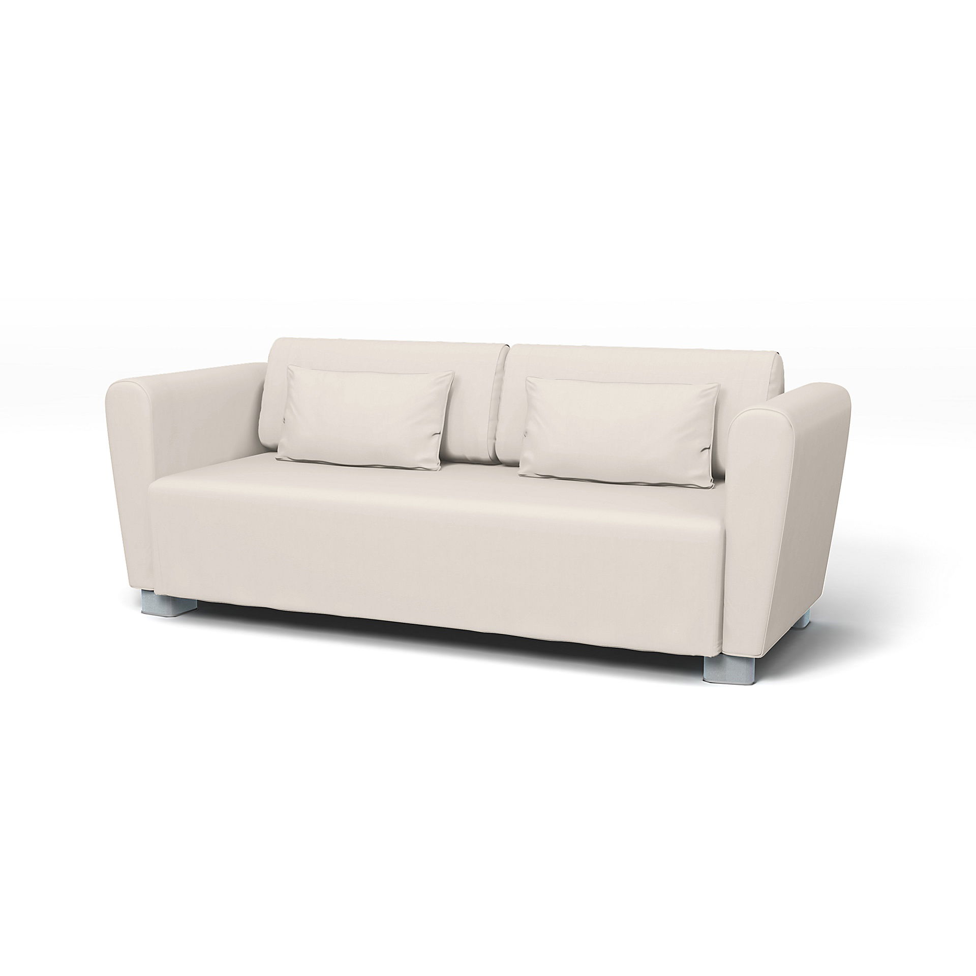 IKEA - Mysinge 2 Seater Sofa Cover, Soft White, Cotton - Bemz
