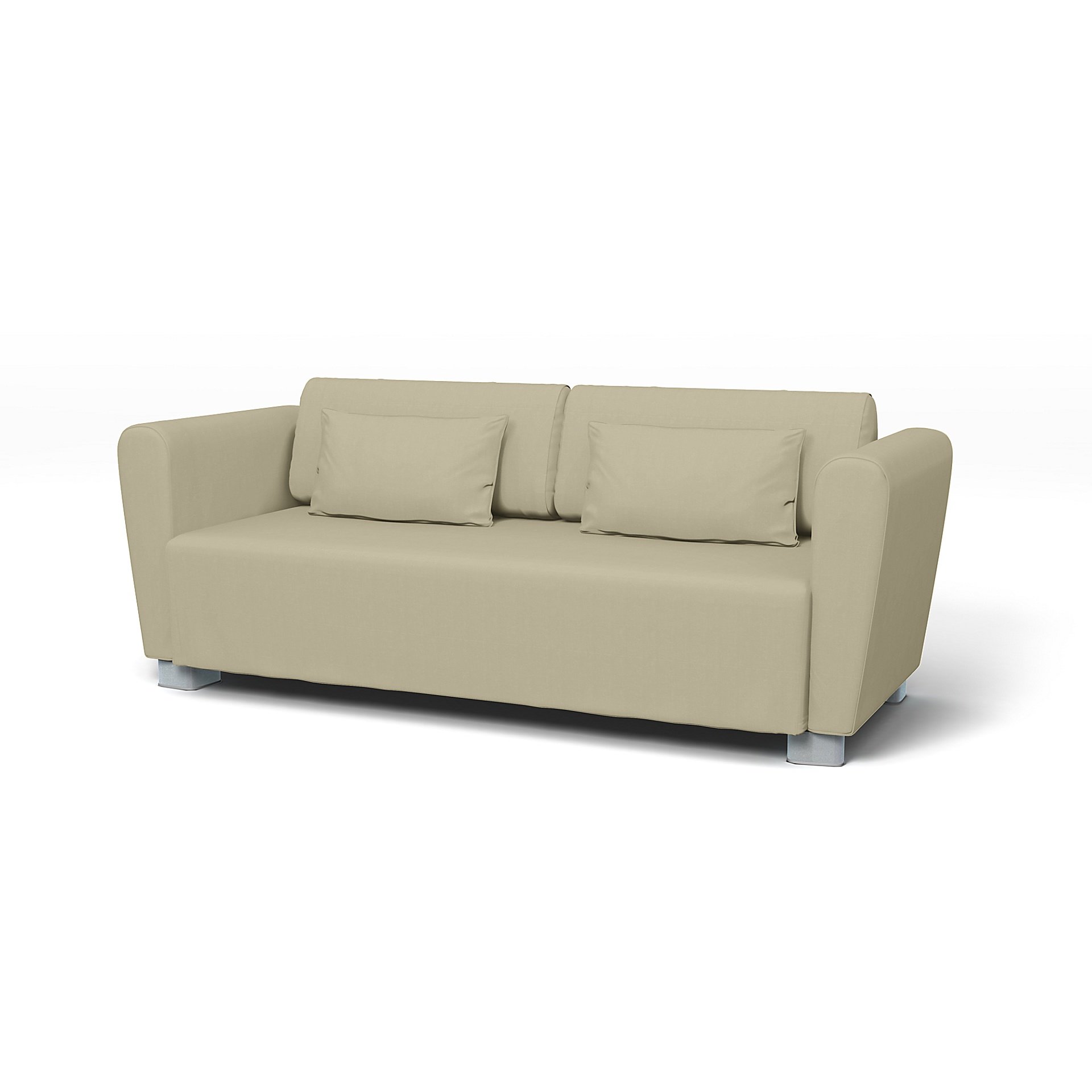IKEA - Mysinge 2 Seater Sofa Cover, Sand Beige, Cotton - Bemz