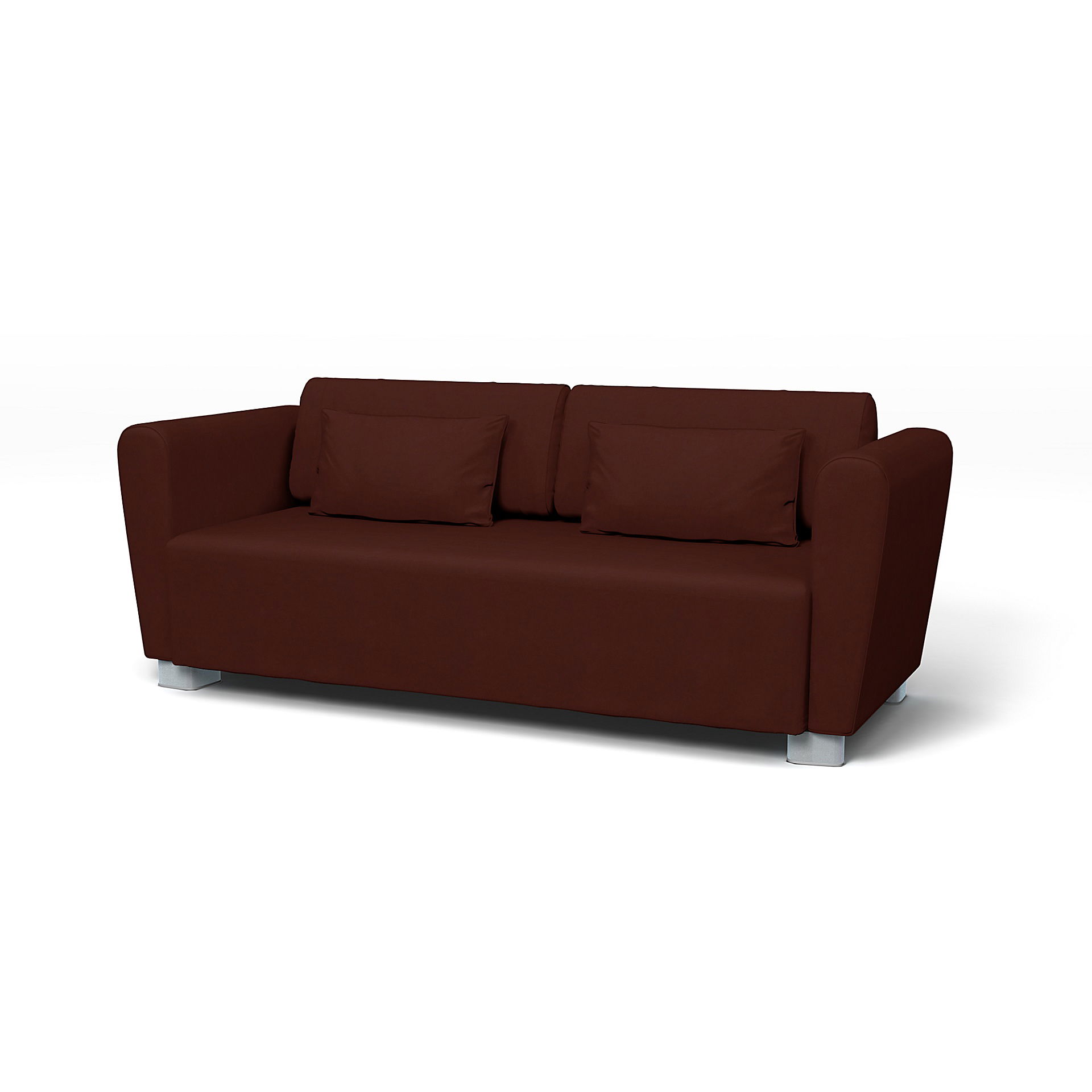 IKEA - Överdrag till Mysinge 2-sitssoffa, Ground Coffee, Sammet - Bemz