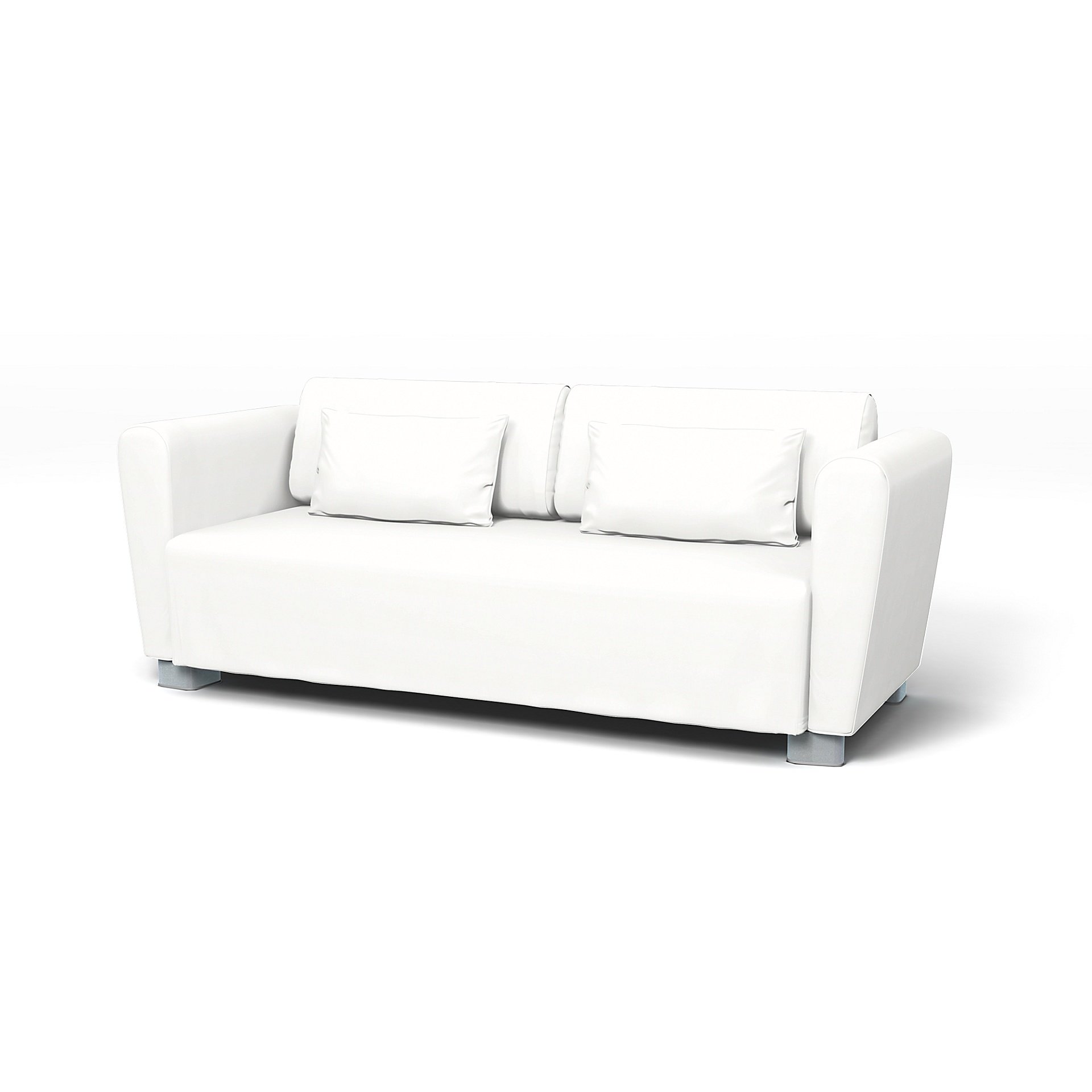 IKEA - Mysinge 2 Seater Sofa Cover, Absolute White, Linen - Bemz