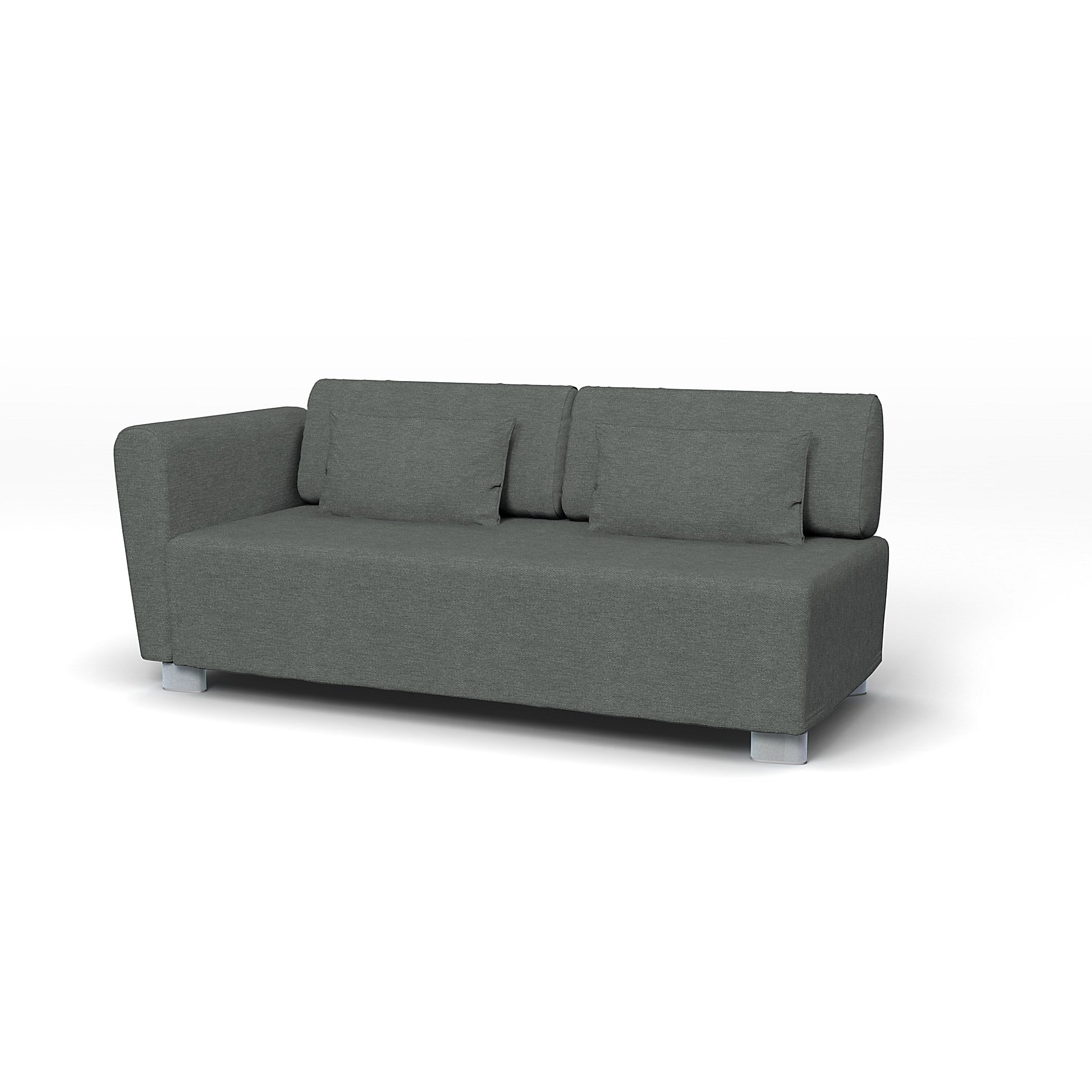 IKEA - Mysinge 2 Seater Sofa with Armrest Cover, Laurel, Boucle & Texture - Bemz