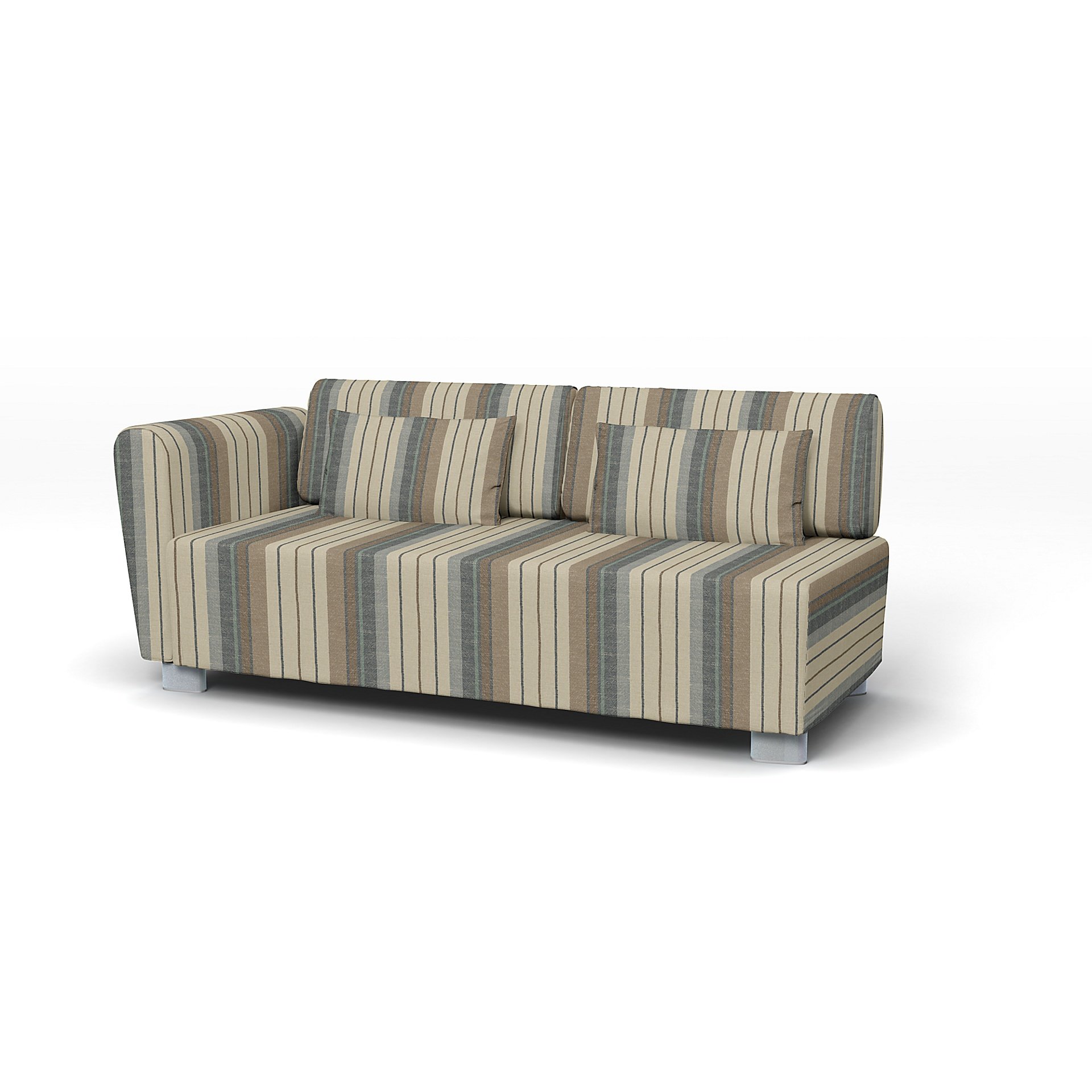 IKEA - Mysinge 2 Seater Sofa with Armrest Cover, Soft Oak, Cotton - Bemz