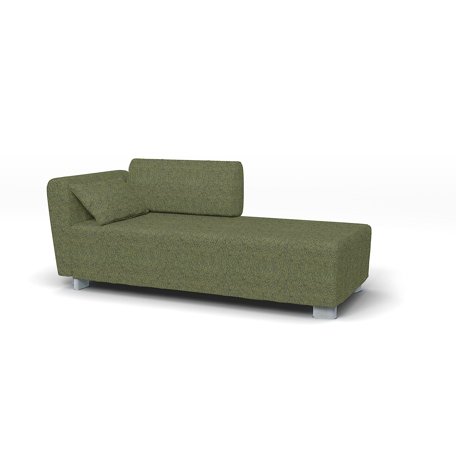 IKEA - Mysinge Chaise Longue with Armrest Cover, Green, BEMZ NATURE'S PALETTE COLLECTION - Bemz
