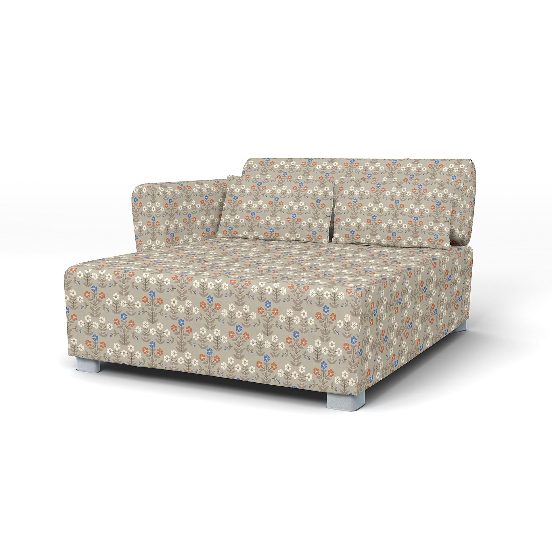 IKEA - Mysinge Seating Module Cover, Sippor Blue/Orange, BEMZ x BORASTAPETER COLLECTION - Bemz