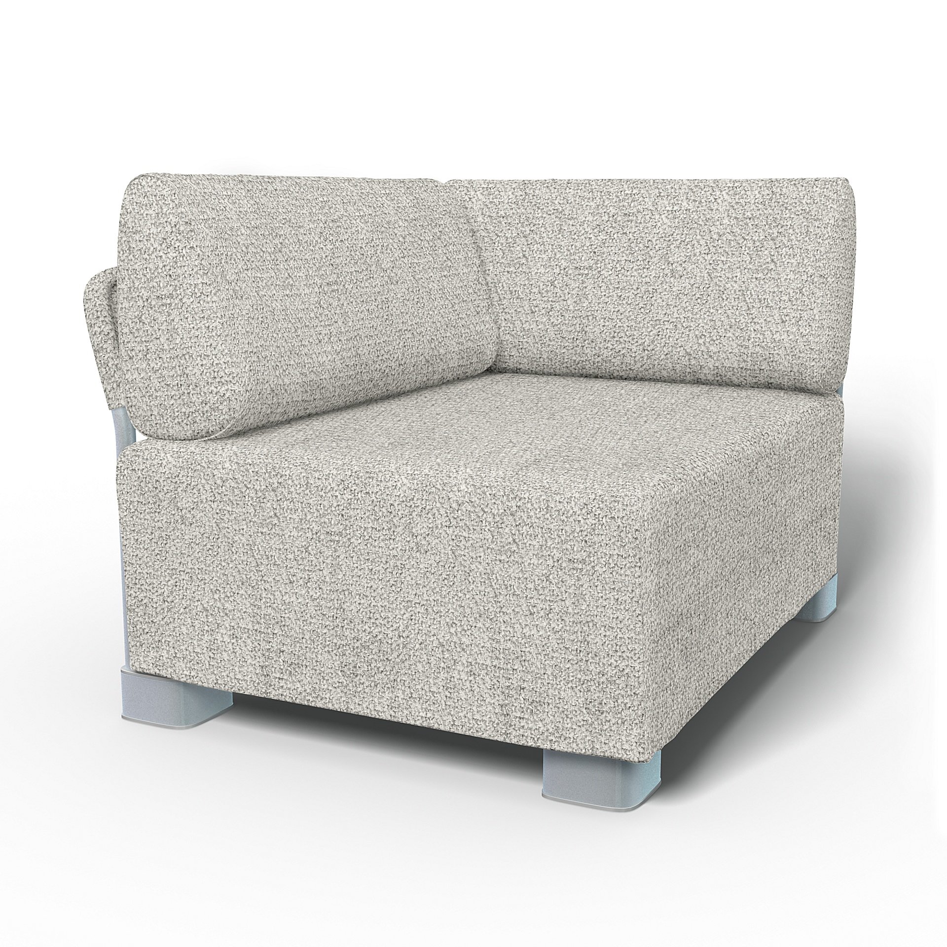 IKEA - Mysinge Corner Module Sofa Cover, Driftwood, Boucle & Texture - Bemz