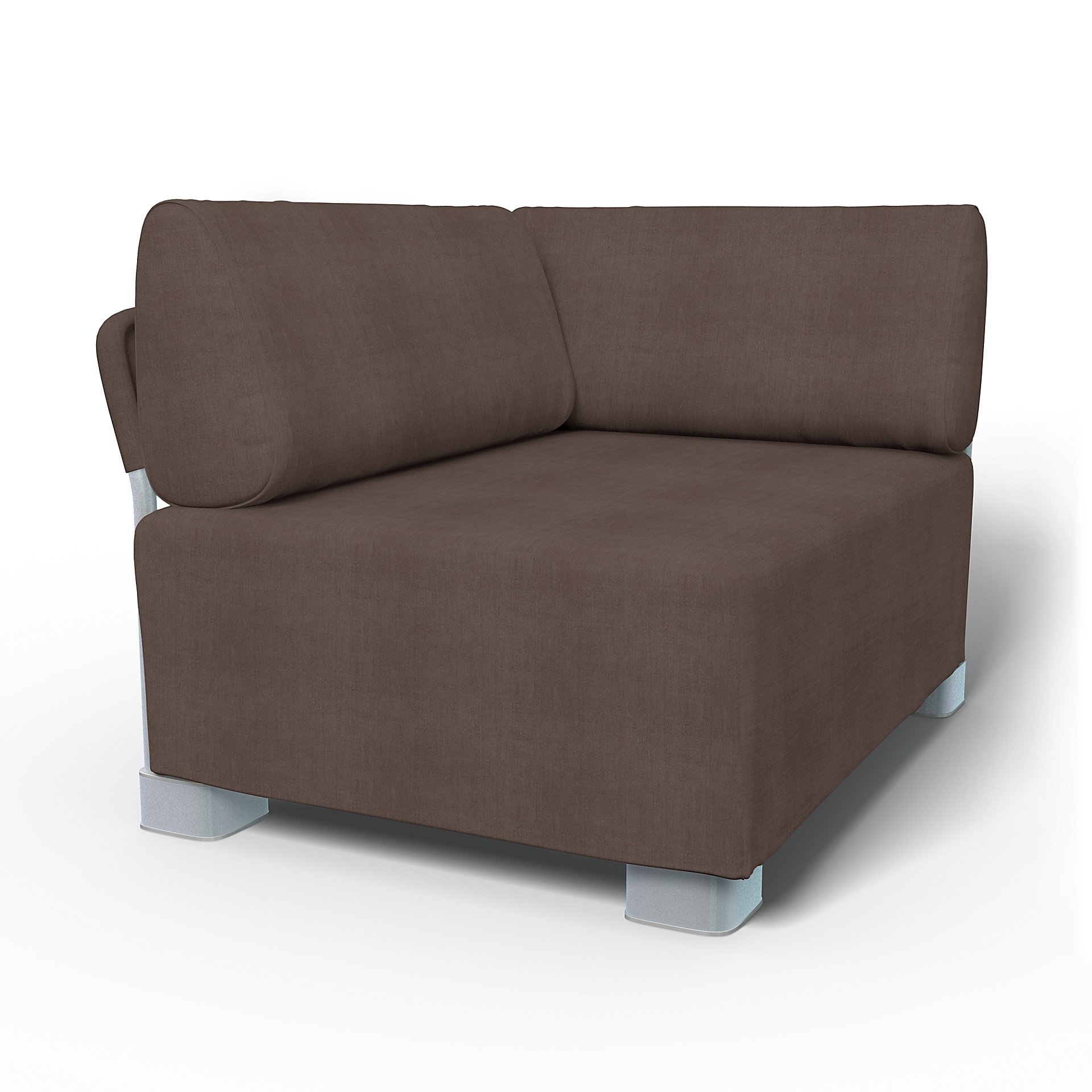 IKEA - Mysinge Corner Module Sofa Cover, Cocoa, Linen - Bemz