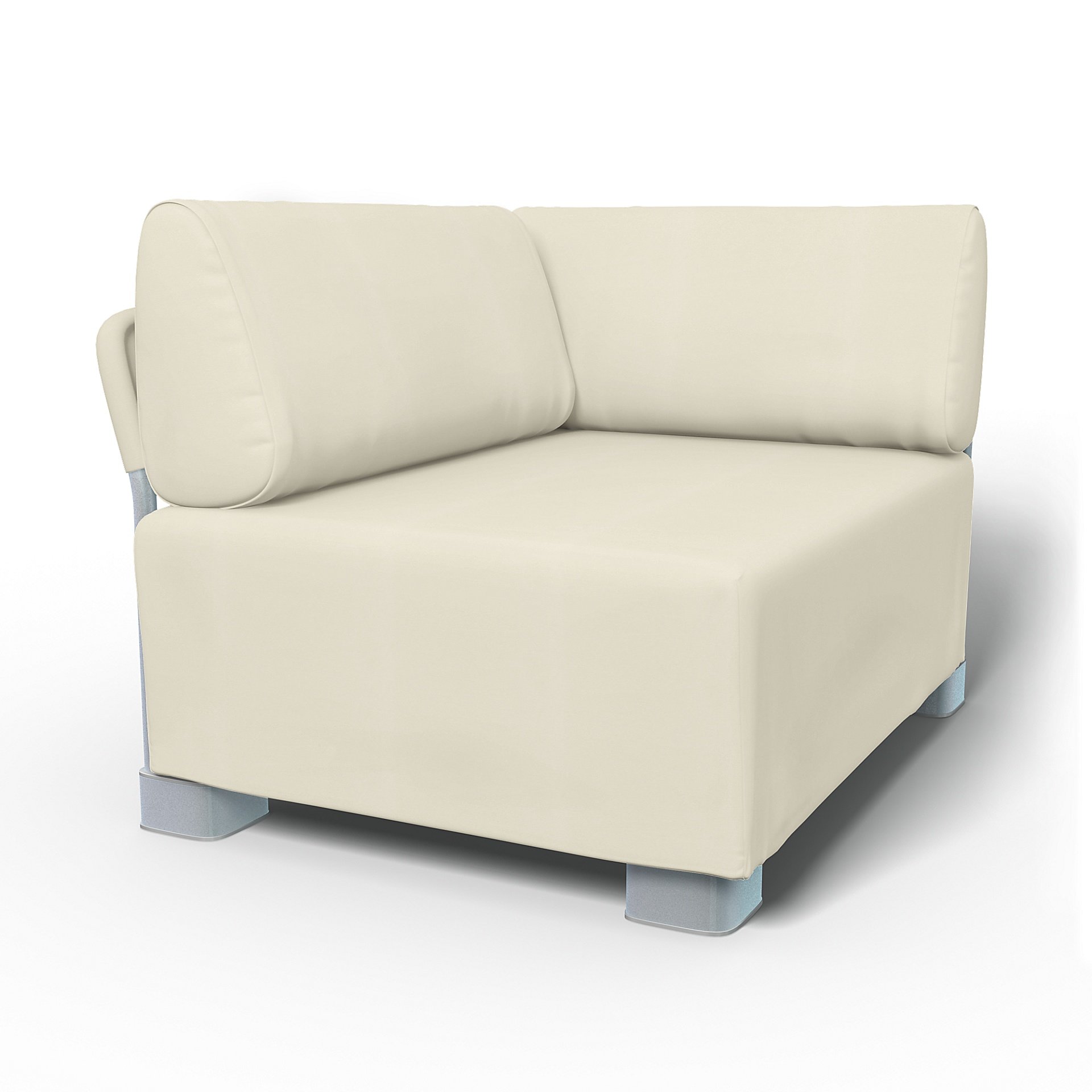 IKEA - Mysinge Corner Module Sofa Cover, Tofu, Cotton - Bemz