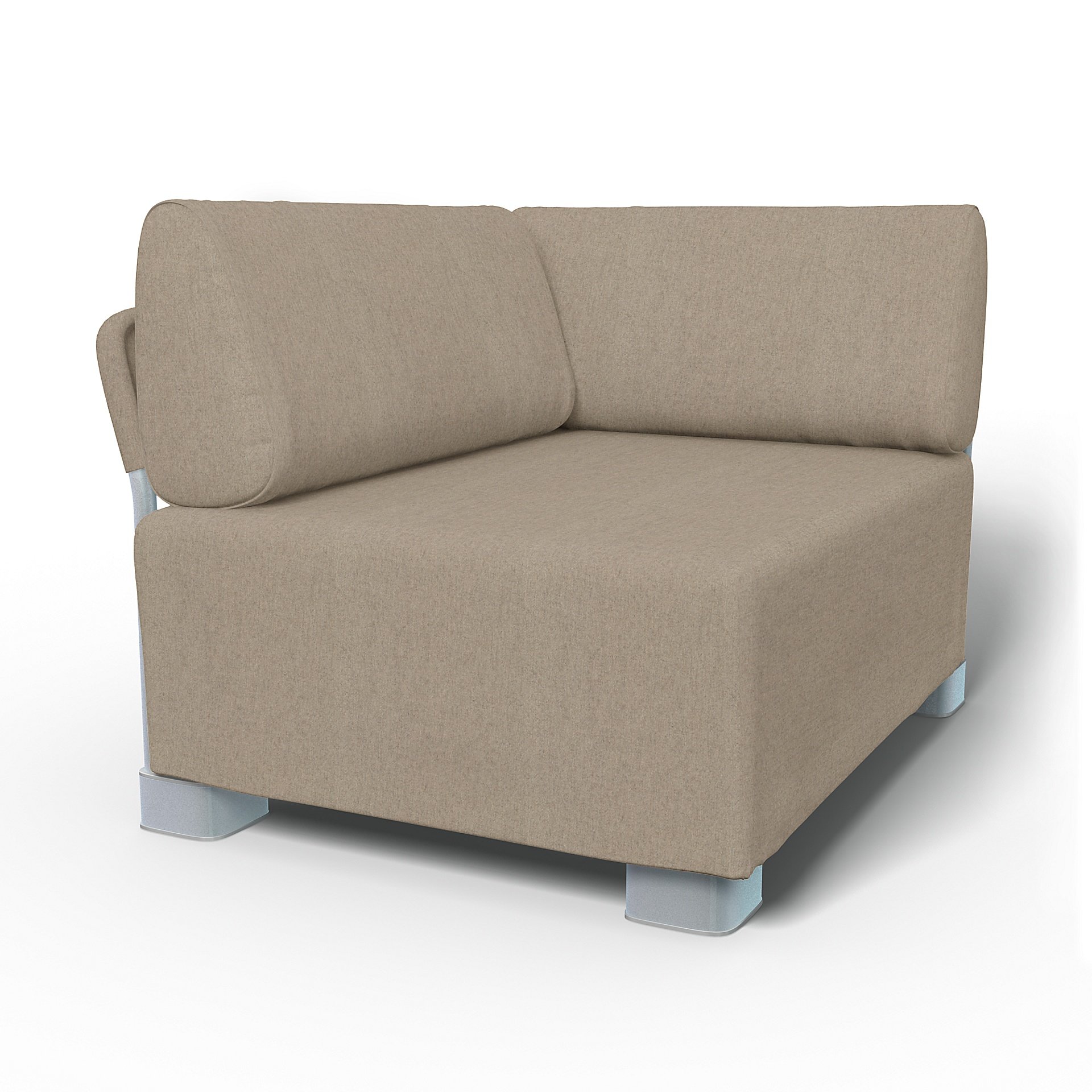 IKEA - Mysinge Corner Module Sofa Cover, Birch, Wool - Bemz