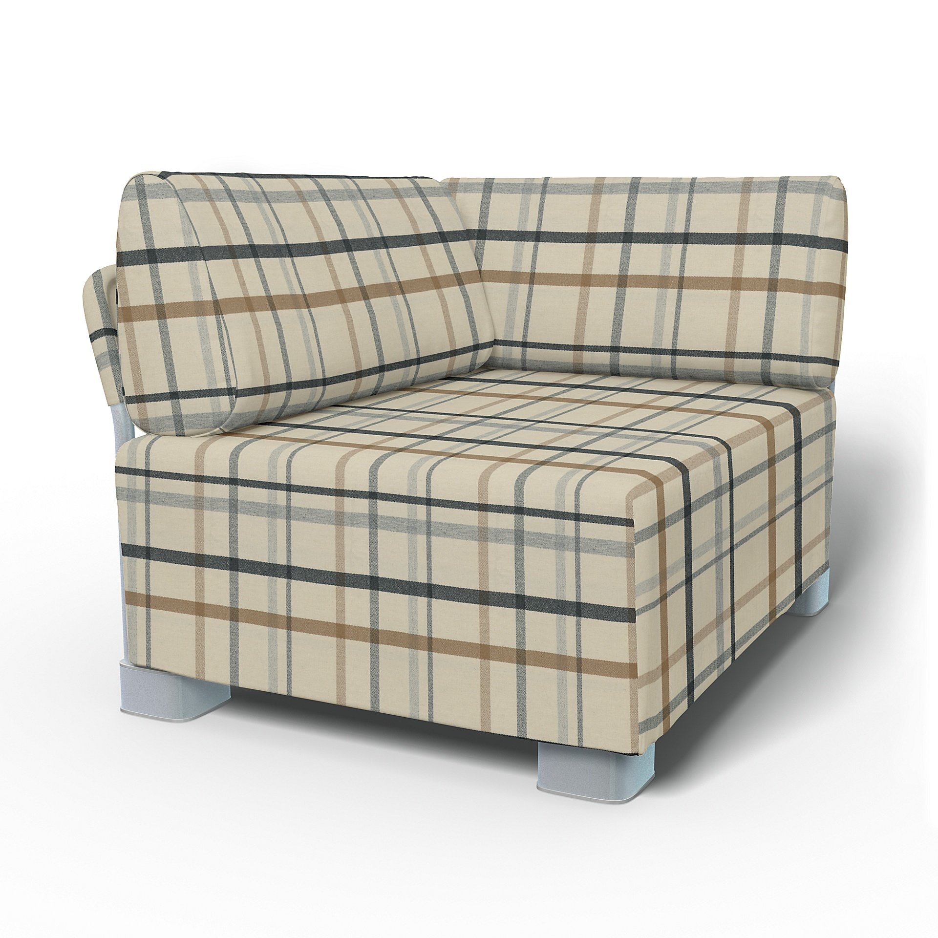 IKEA - Mysinge Corner Module Sofa Cover, Fawn Brown, Wool - Bemz