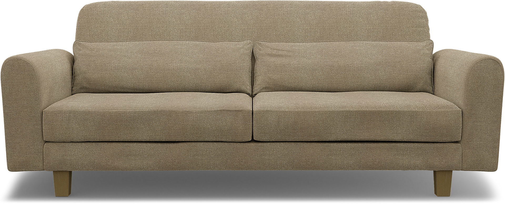 IKEA - Nikkala 3 Seater Sofa Cover, Pebble, Bouclé & Texture - Bemz