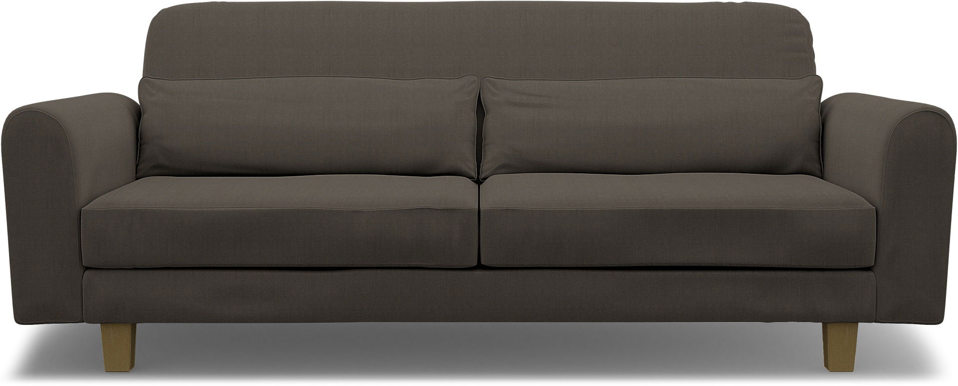 IKEA - Nikkala 3 Seater Sofa Cover, Mocha, Linen - Bemz
