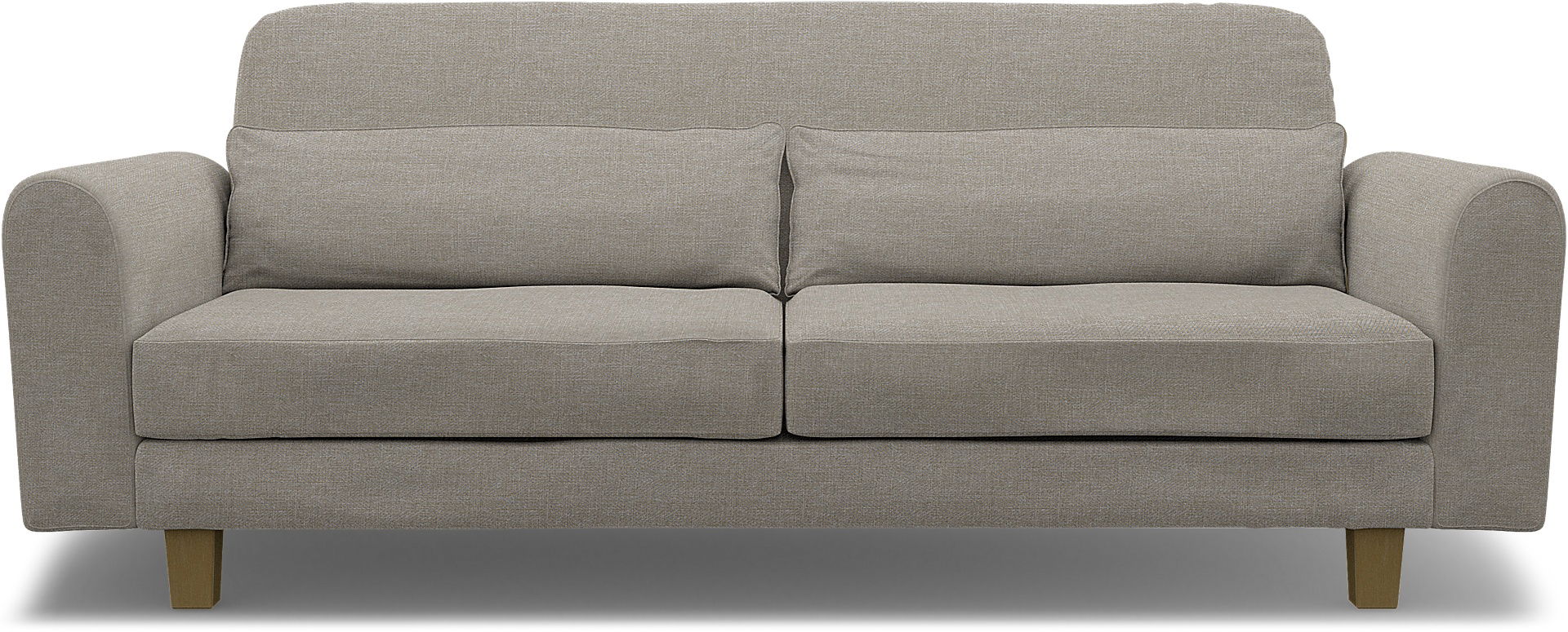 IKEA - Nikkala 3 Seater Sofa Cover, Greige, Bouclé & Texture - Bemz