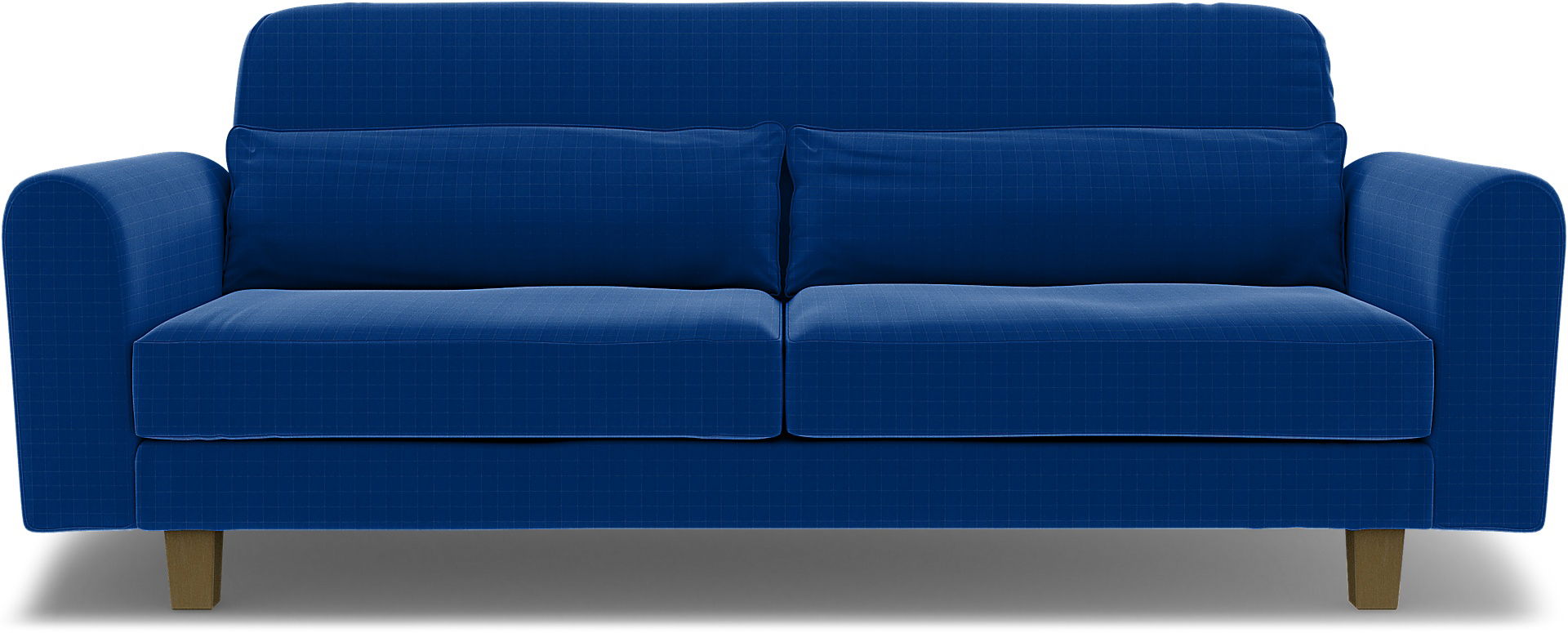 IKEA - Nikkala 3 Seater Sofa Cover, Lapis Blue, Velvet - Bemz