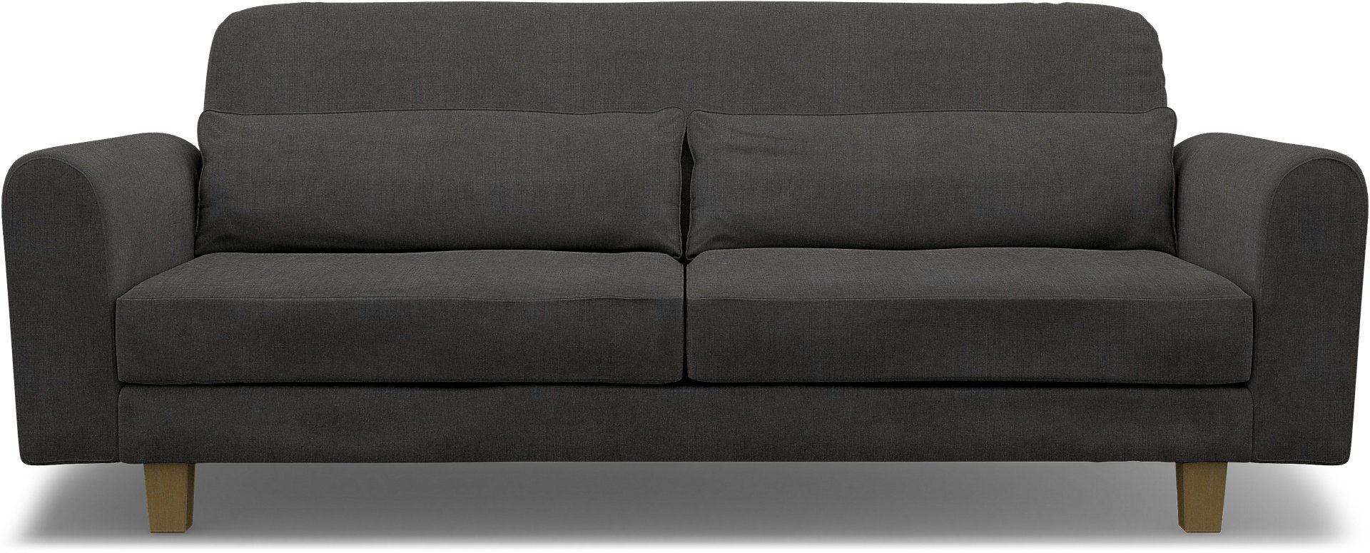 IKEA - Nikkala 3 Seater Sofa Cover, Espresso, Linen - Bemz