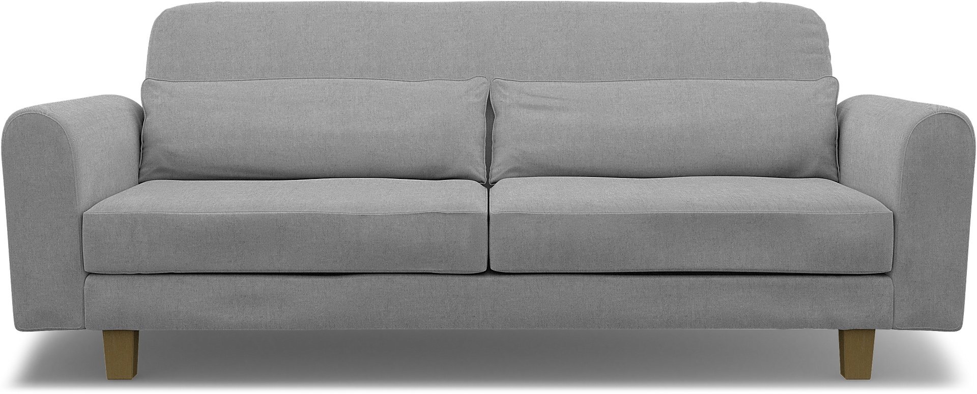 IKEA - Nikkala 3 Seater Sofa Cover, Graphite, Linen - Bemz