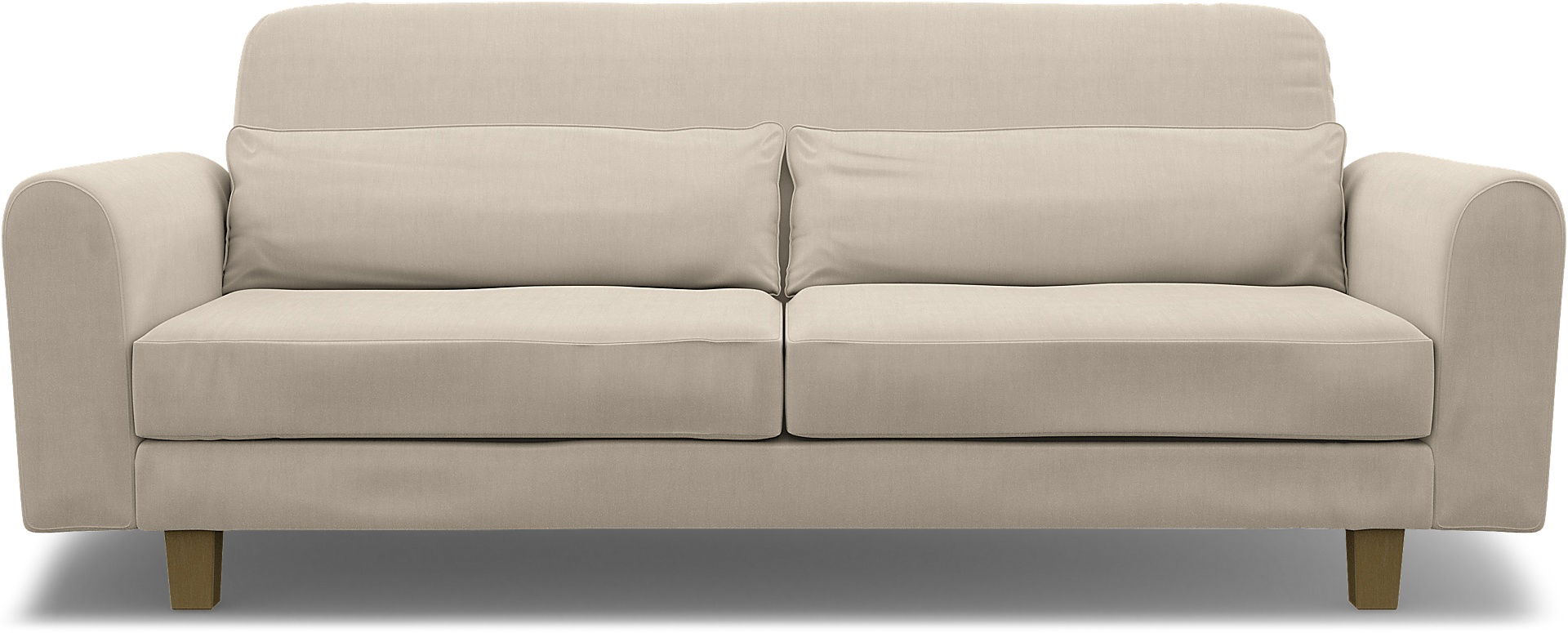 IKEA - Nikkala 3 Seater Sofa Cover, Parchment, Linen - Bemz