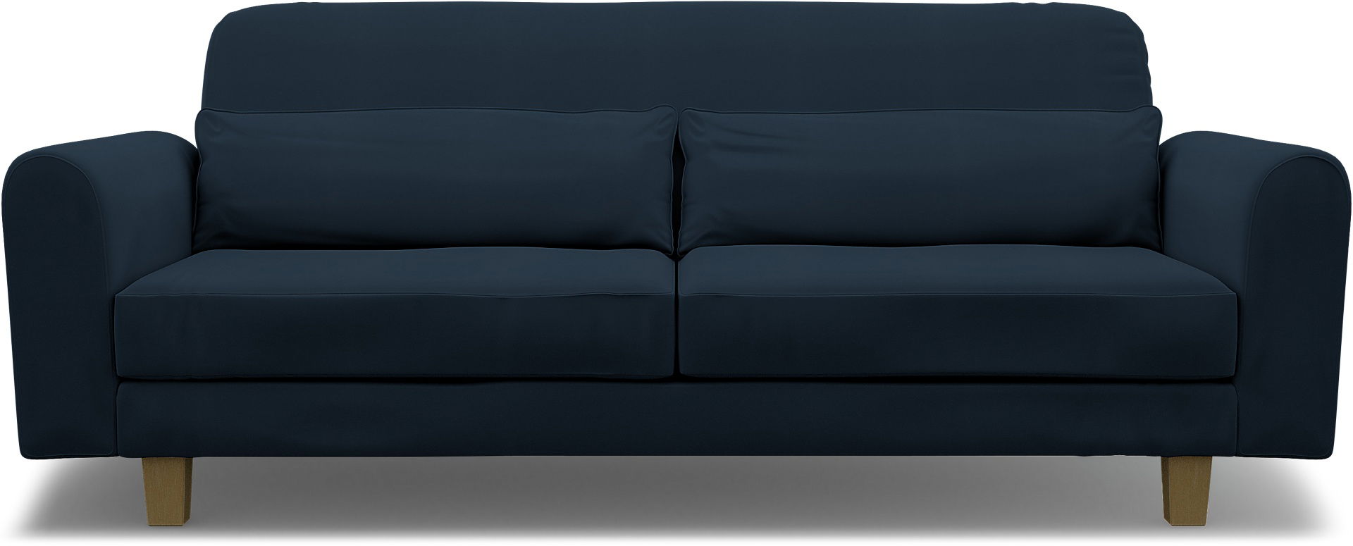 IKEA - Överdrag till Nikkala 3-sitssoffa, Navy Blue, Bomull - Bemz