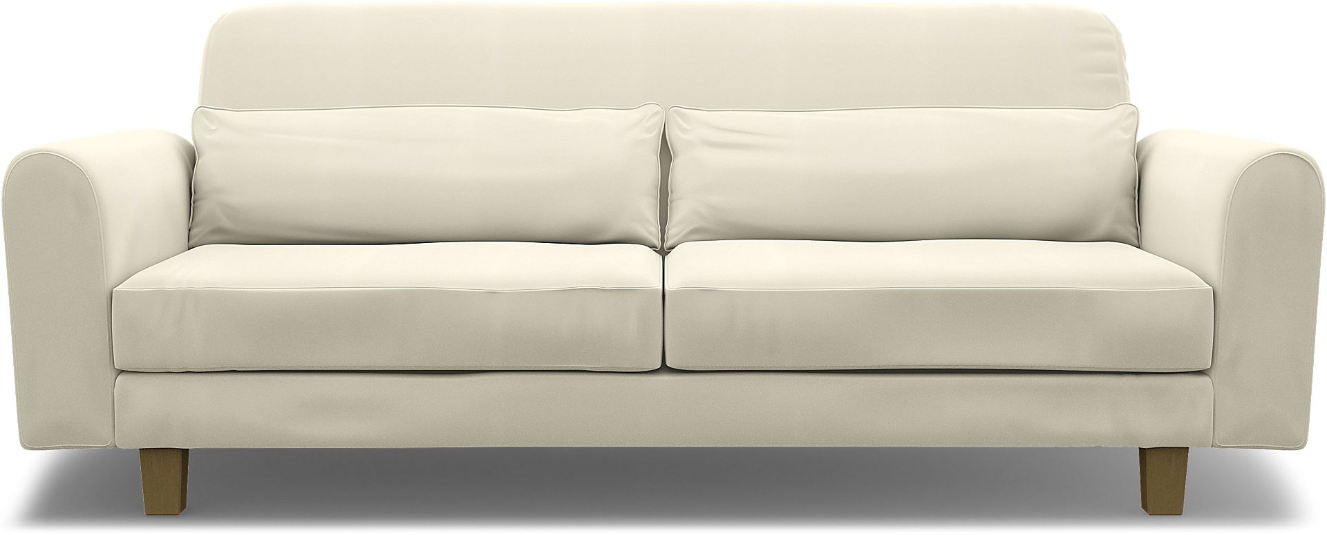 IKEA - Nikkala 3 Seater Sofa Cover, Tofu, Cotton - Bemz