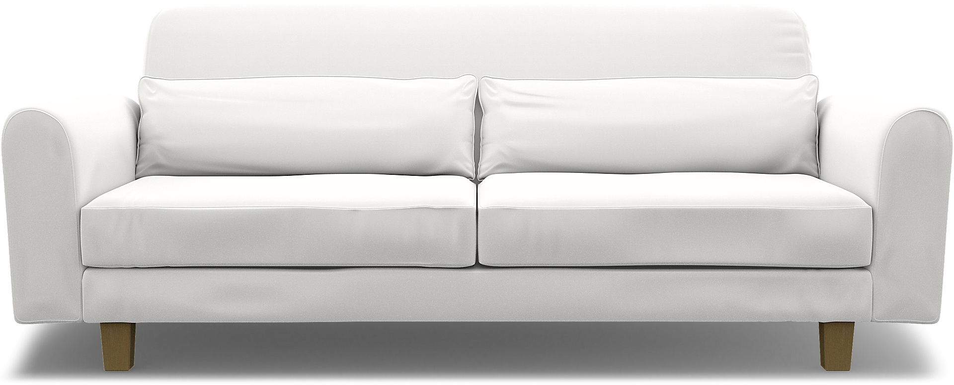 IKEA - Nikkala 3 Seater Sofa Cover, Absolute White, Cotton - Bemz