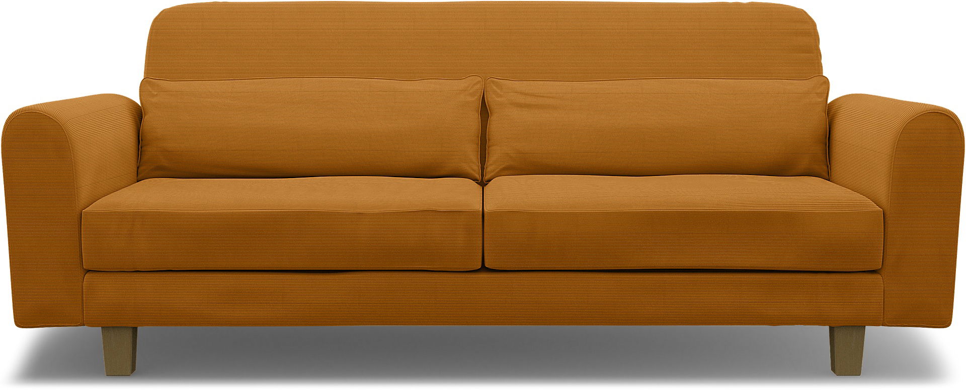 IKEA - Nikkala 3 Seater Sofa Cover, Saffron, Corduroy - Bemz