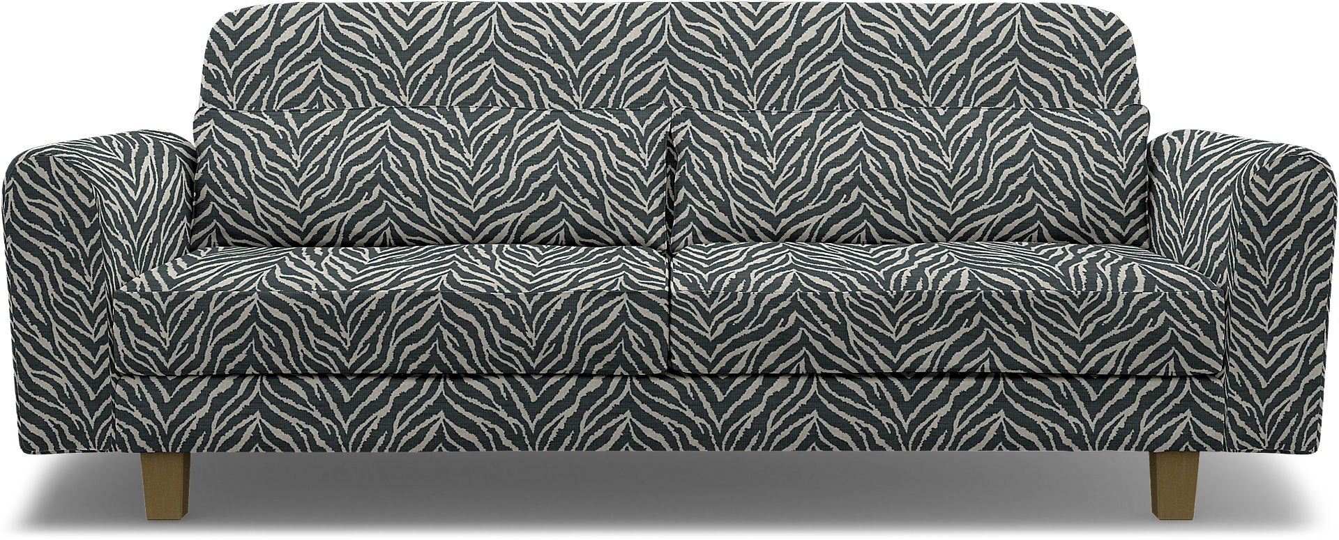 IKEA - Nikkala 3 Seater Sofa Cover, Black/White, BEMZ NATURE'S PALETTE COLLECTION - Bemz