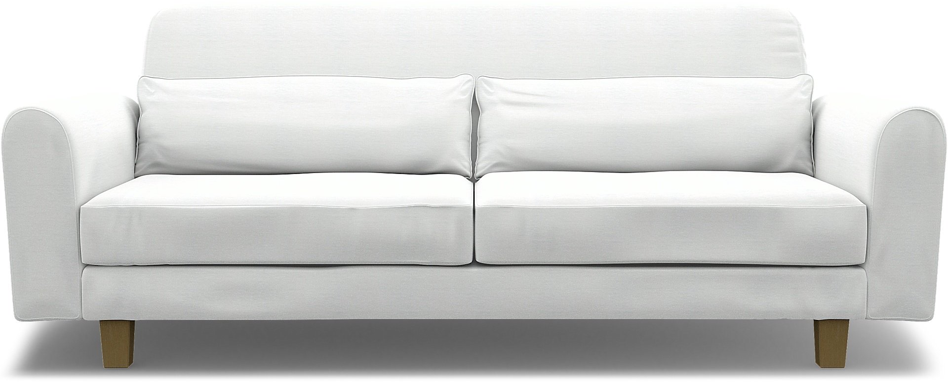 IKEA - Nikkala 3 Seater Sofa Cover, White, Linen - Bemz