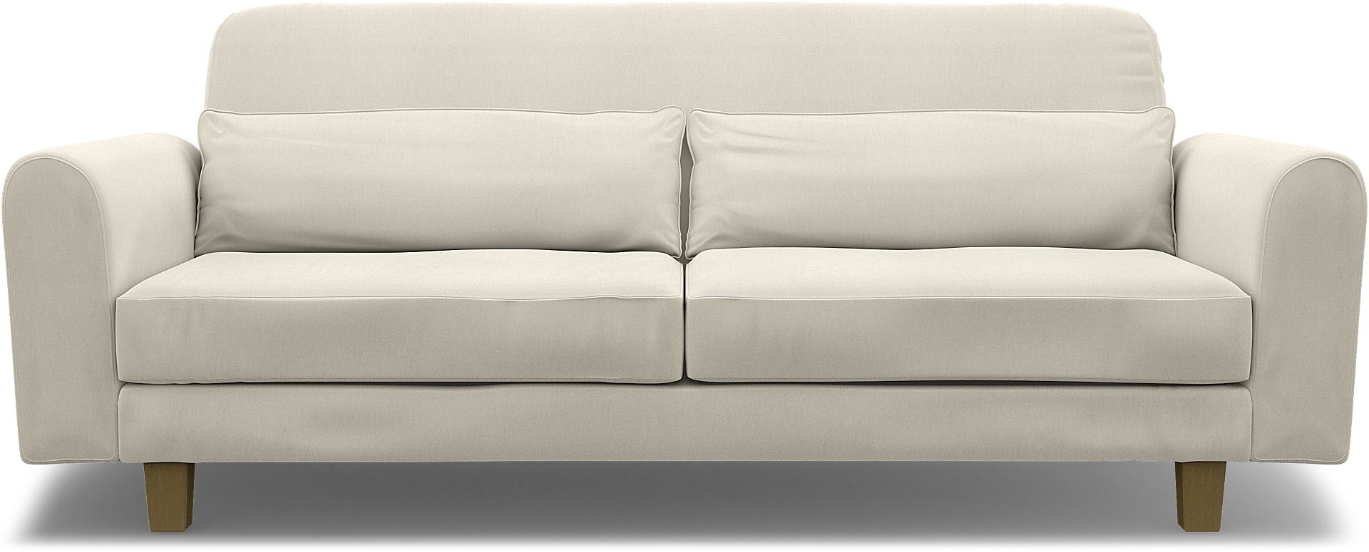 IKEA - Nikkala 3 Seater Sofa Cover, Unbleached, Linen - Bemz