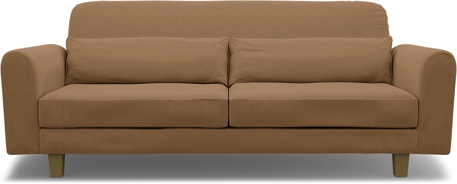 IKEA - Nikkala 3 Seater Sofa Cover, Nougat, Linen - Bemz