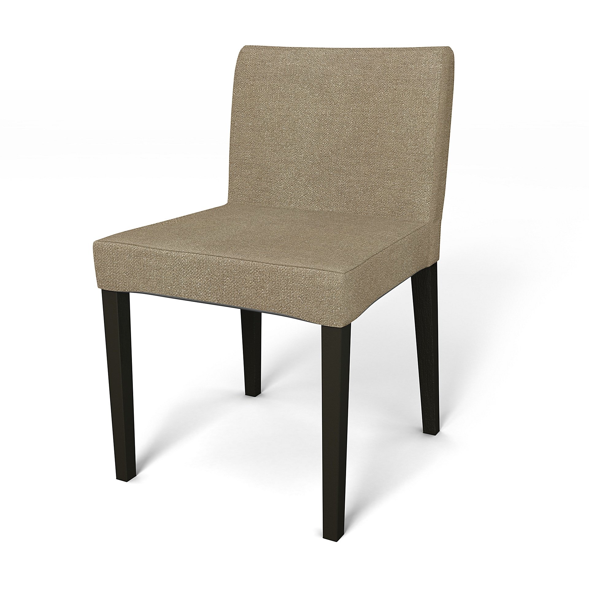 IKEA - Nils Dining Chair Cover, Pebble, Boucle & Texture - Bemz