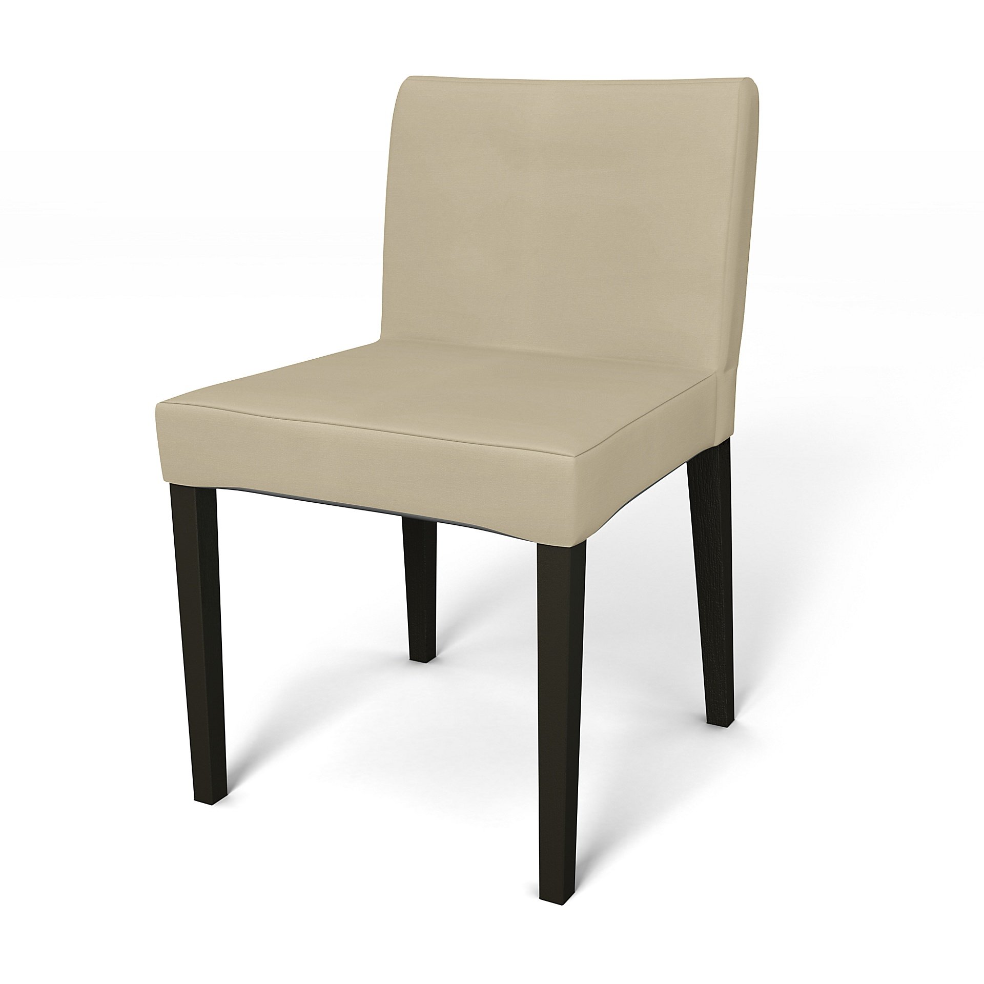 IKEA - Nils Dining Chair Cover, Sand Beige, Cotton - Bemz