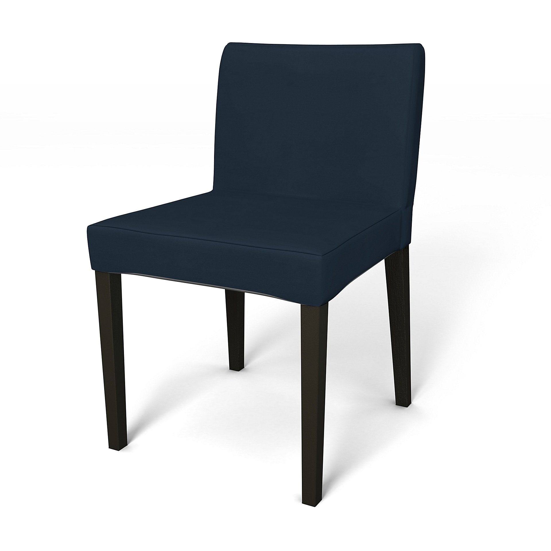 IKEA - Nils Dining Chair Cover, Navy Blue, Cotton - Bemz