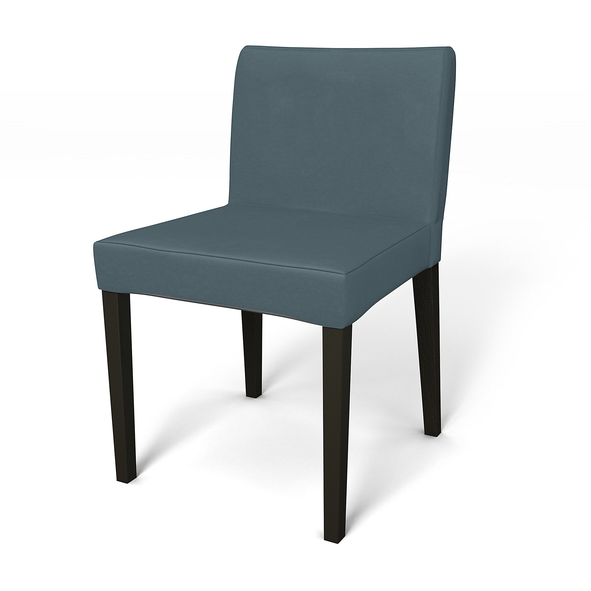 IKEA - Nils Dining Chair Cover, Duck Egg, Velvet - Bemz
