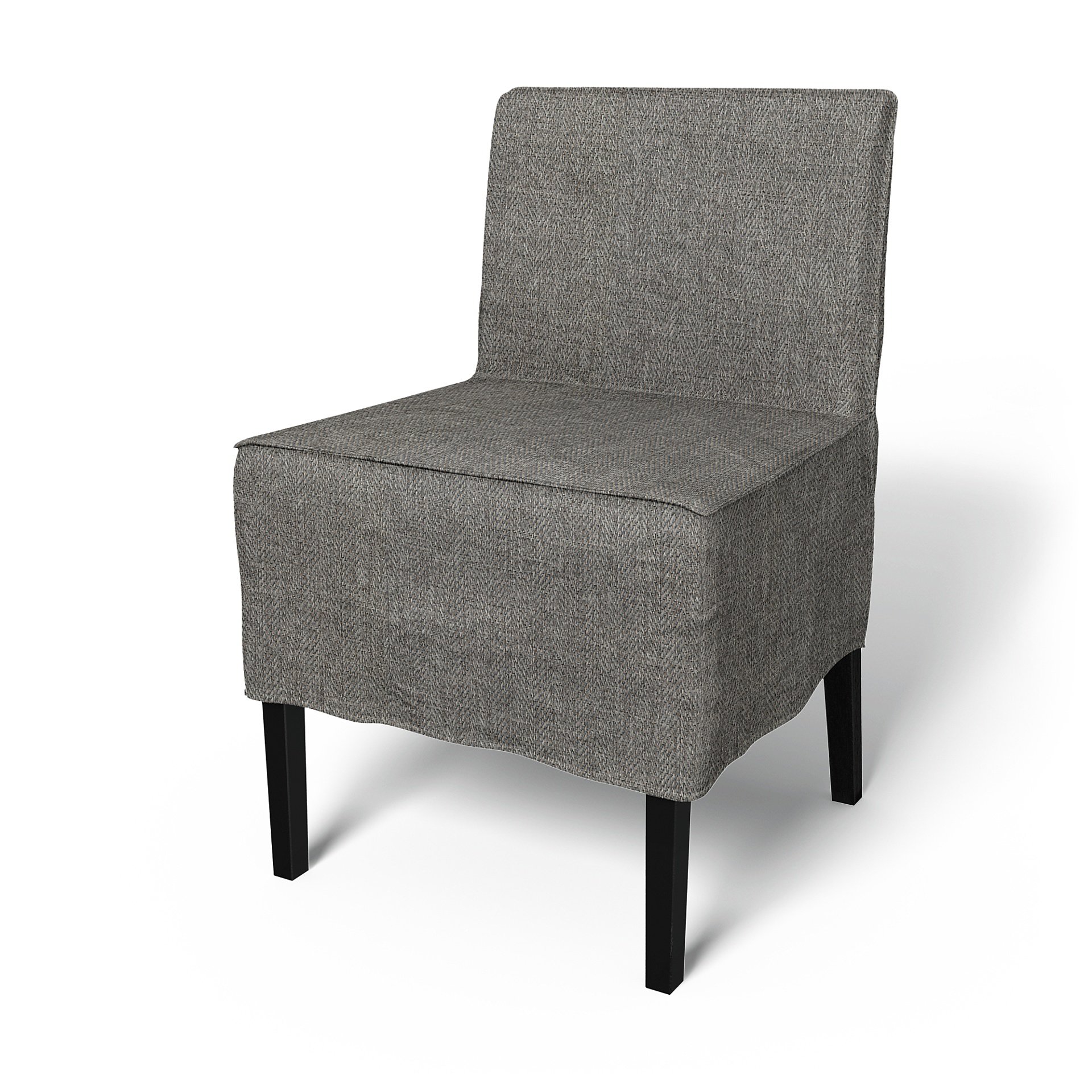 IKEA - Nils Dining Chair Cover, Taupe, Boucle & Texture - Bemz