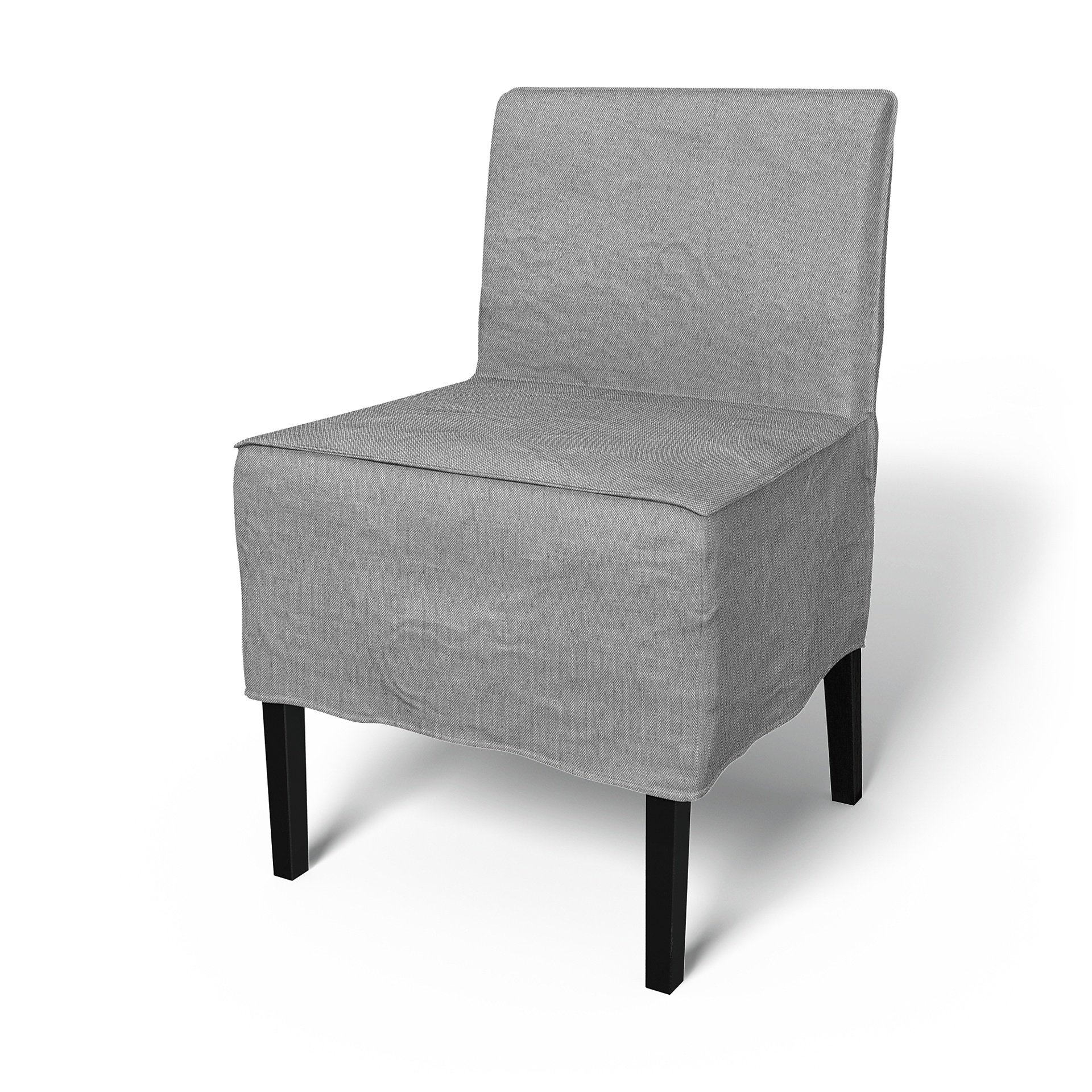 IKEA - Nils Dining Chair Cover, Graphite, Linen - Bemz