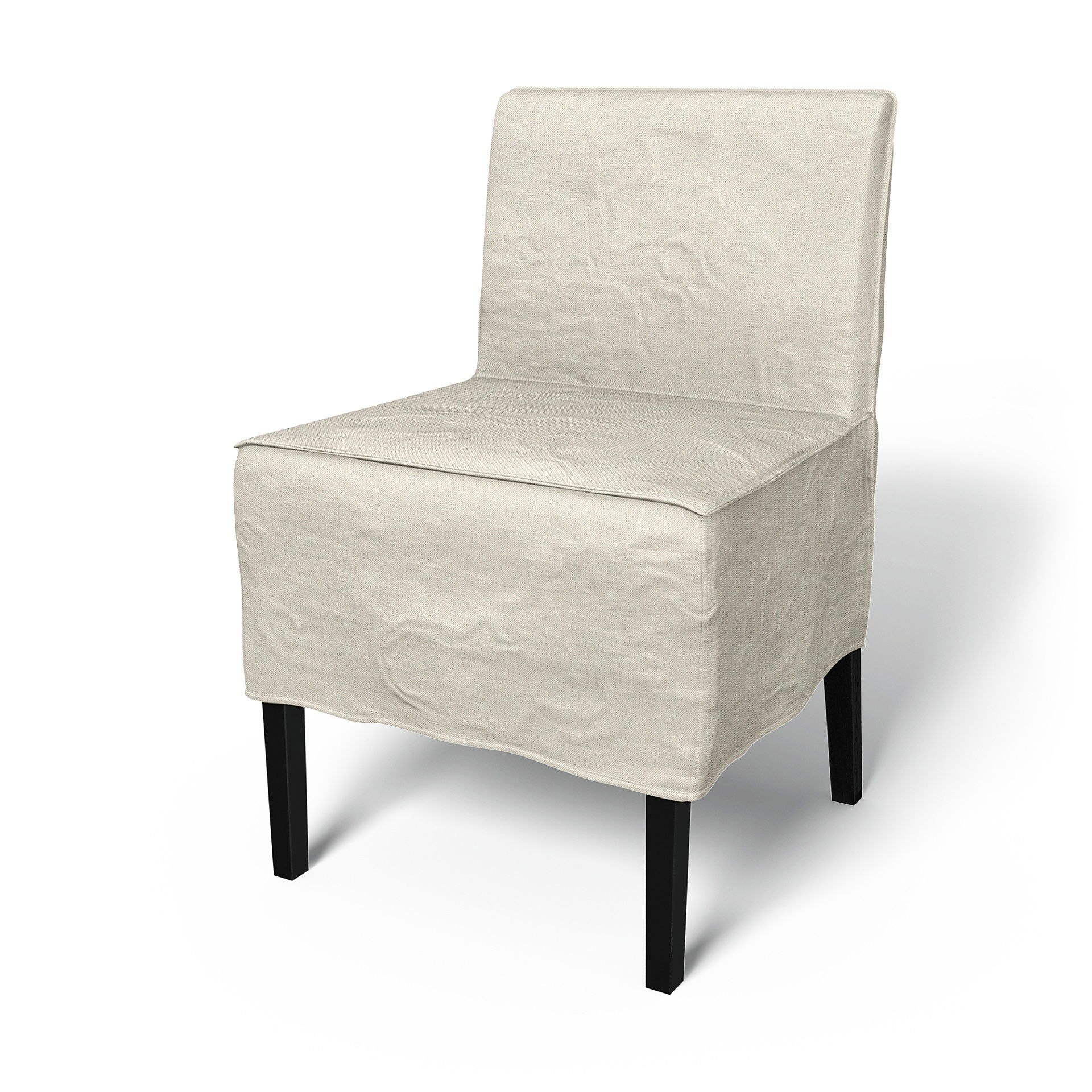 IKEA - Nils Dining Chair Cover, Unbleached, Linen - Bemz