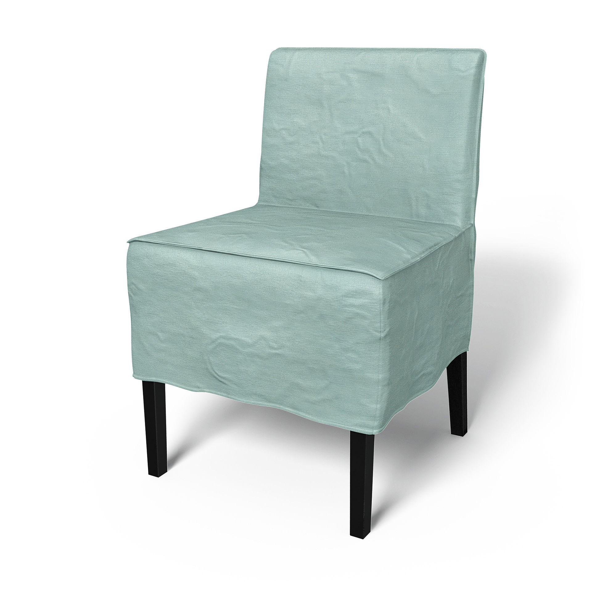 IKEA - Nils Dining Chair Cover, Mineral Blue, Linen - Bemz
