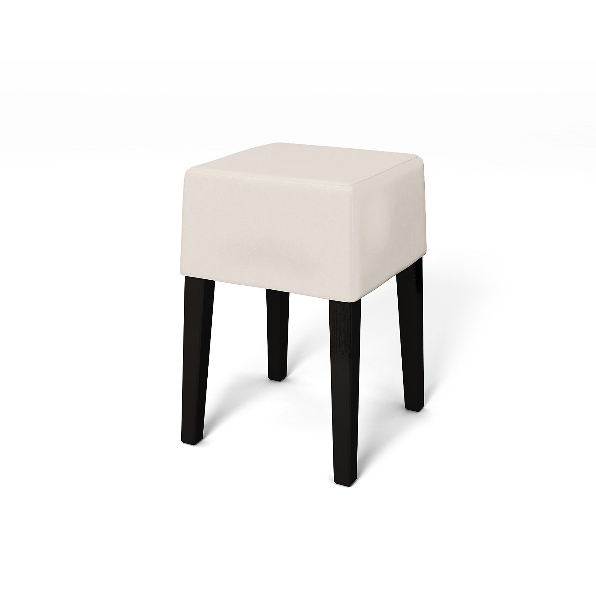 IKEA - Nils Stool Cover, Soft White, Cotton - Bemz