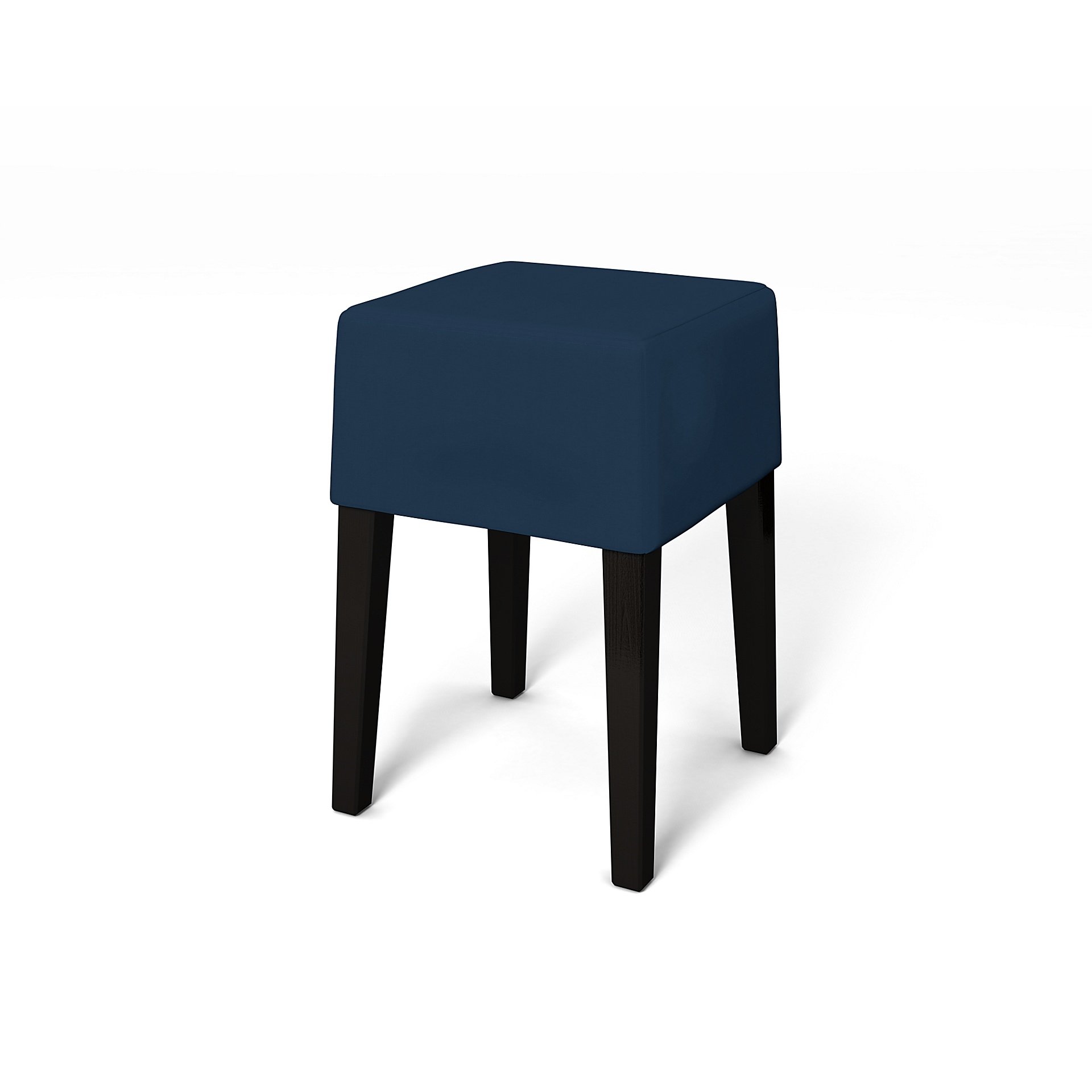 IKEA - Nils Stool Cover, Deep Navy Blue, Cotton - Bemz